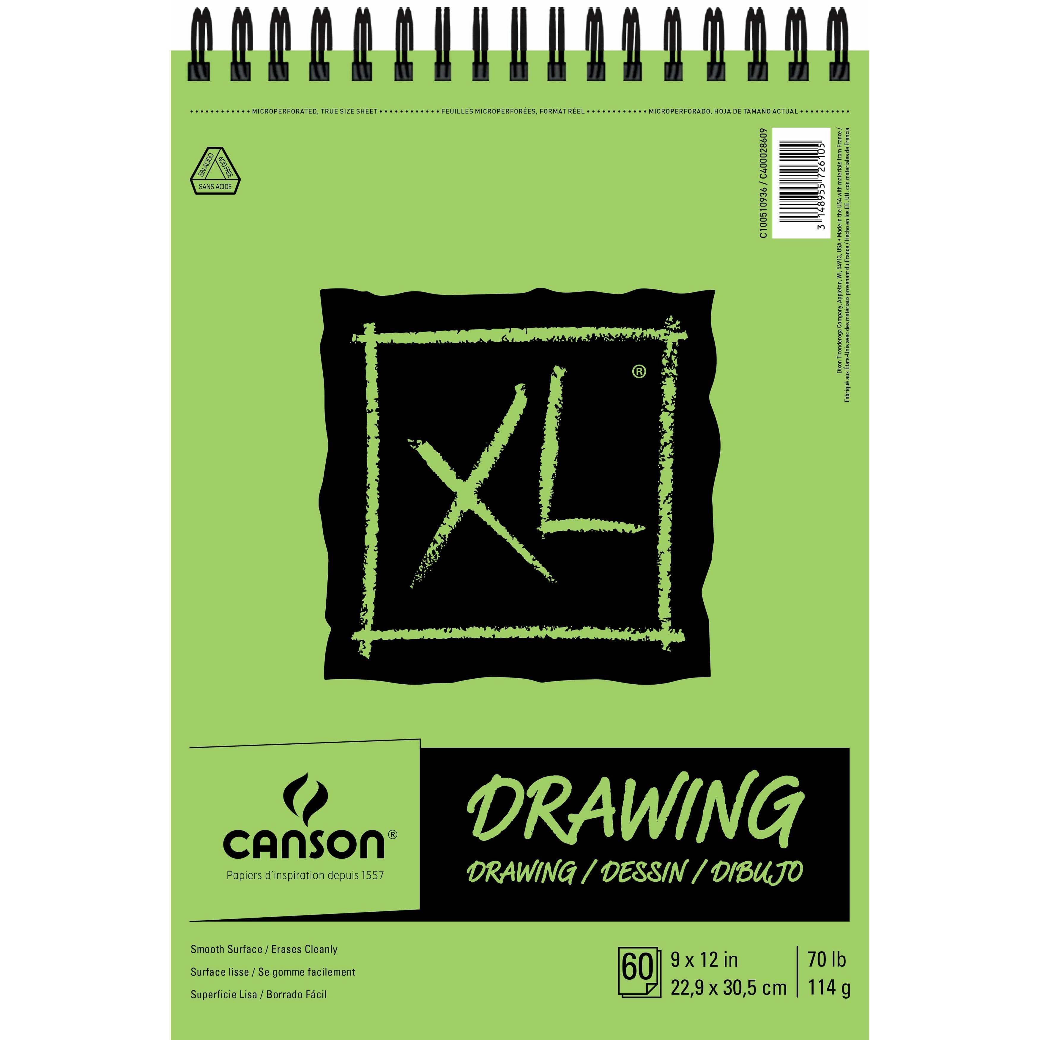 Image of Canson XL Recycled Drawing Paper Pad 9