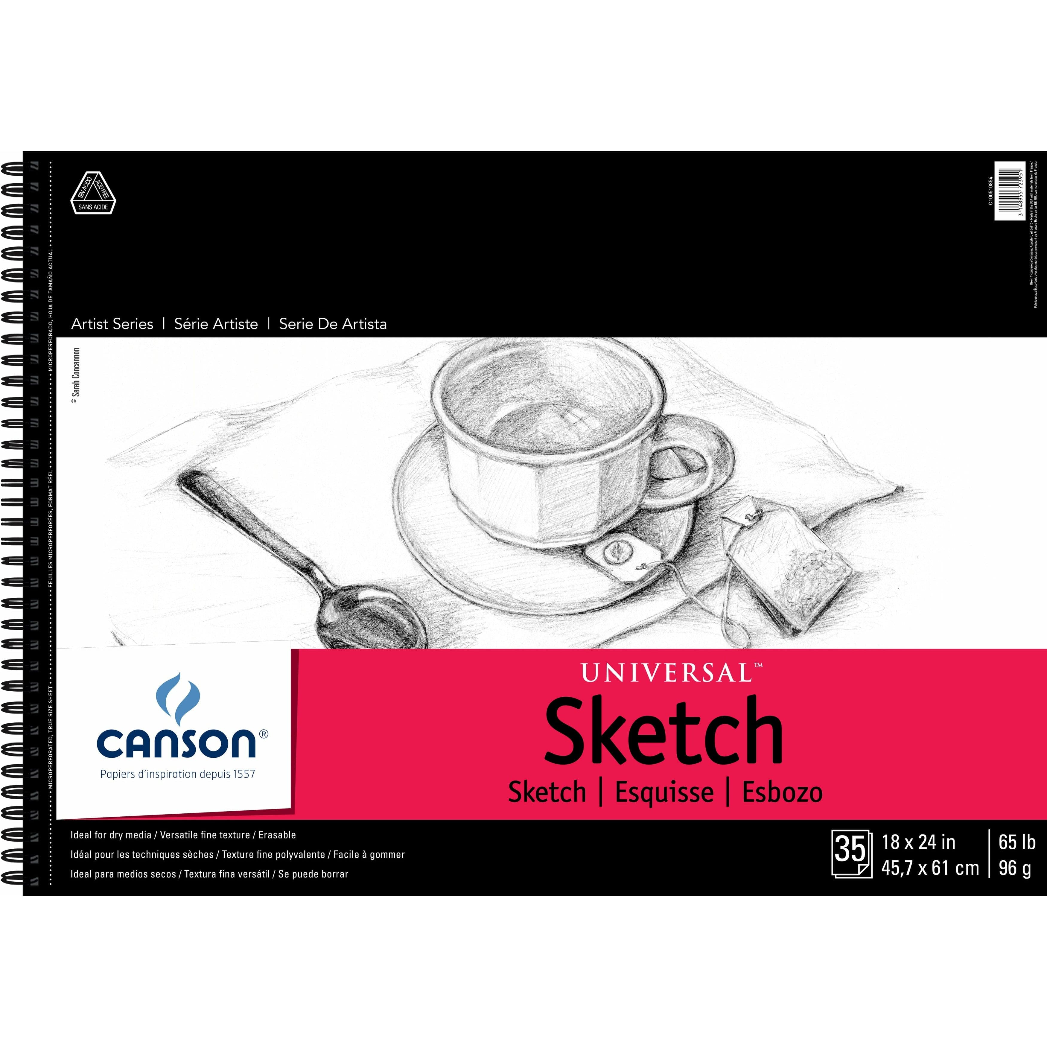 Image of Canson Universal Spiral Sketch Book 18