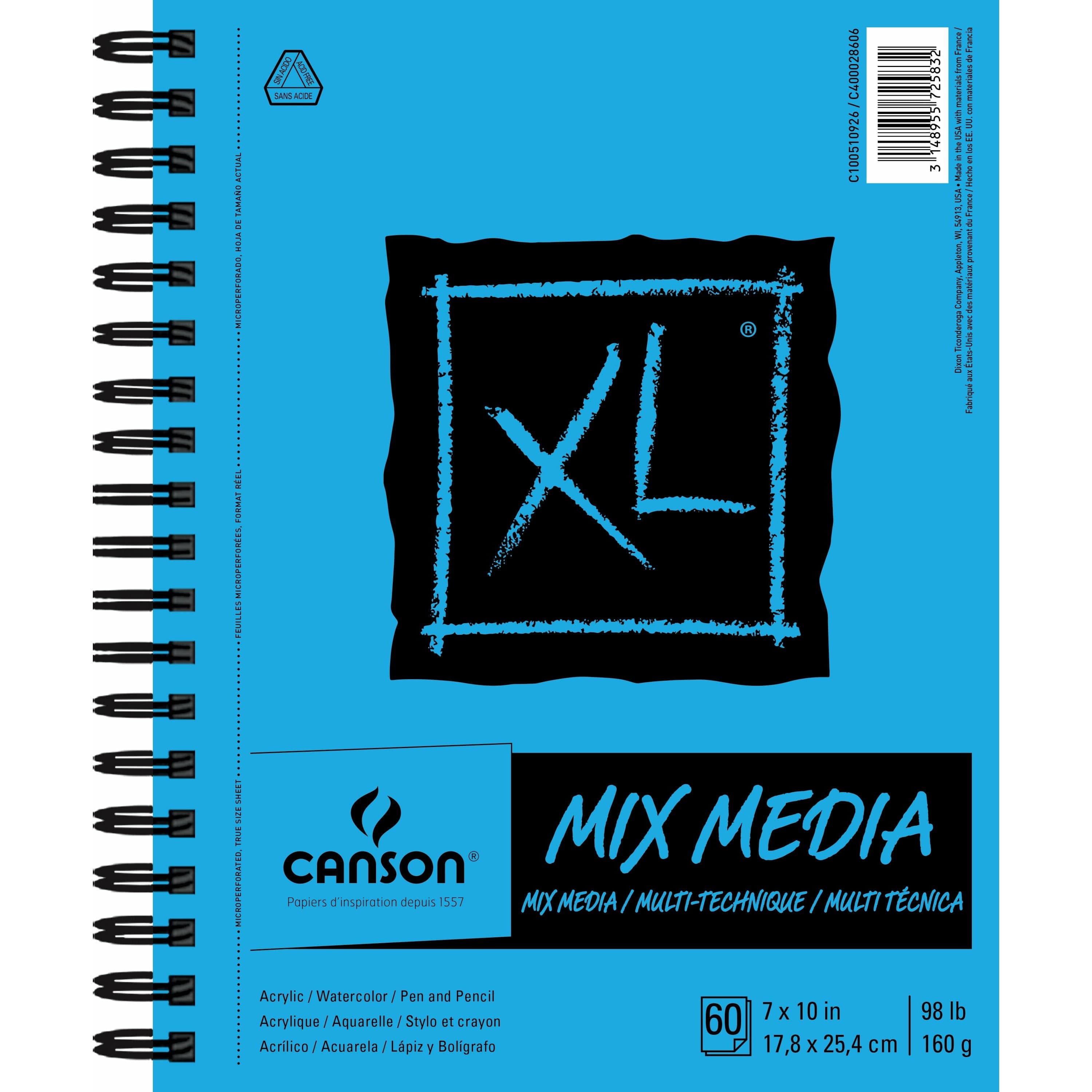 Image of Canson XL Spiral Multi - Media Paper Pad 7