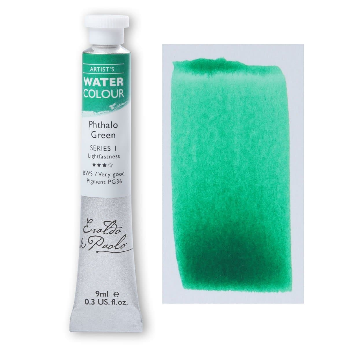 Image of Eraldo Di Paolo Watercolour Phthalo Green 9ml