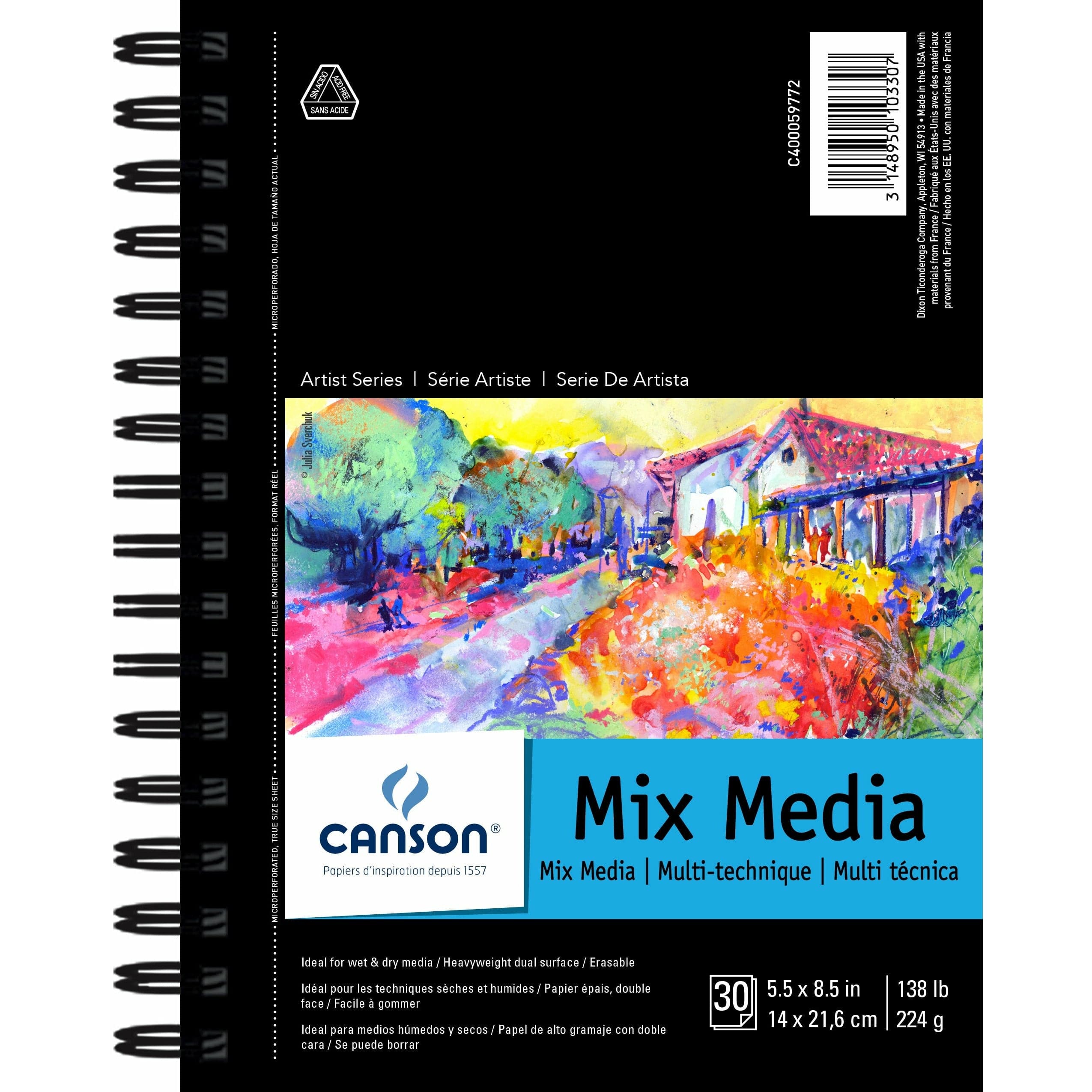 Image of Canson Mix Media Pad 5.5