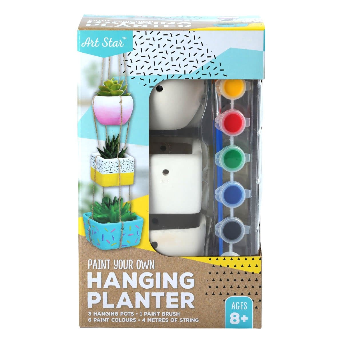 Image of Art Star Paint Your Own Hanging Planter