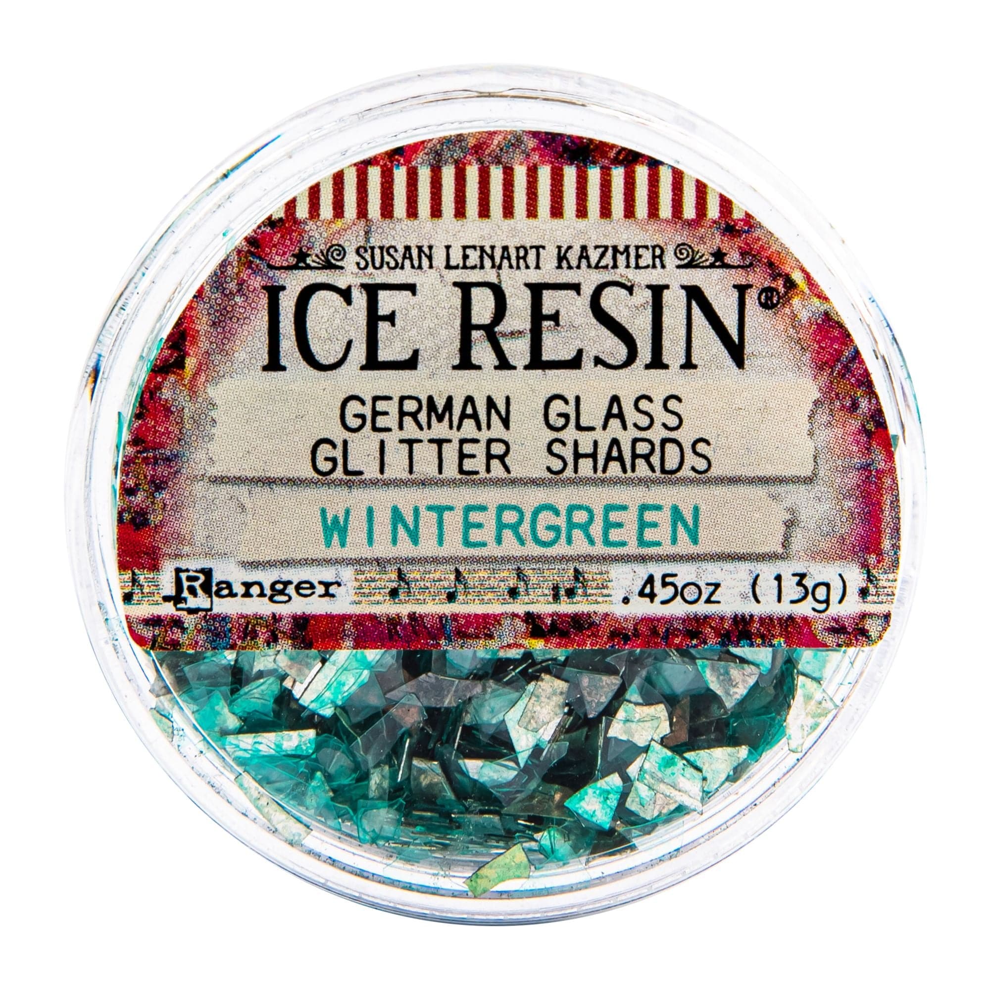 Image of Ice Resin Glass Glitter Shards - Wintergreen - 13 grams