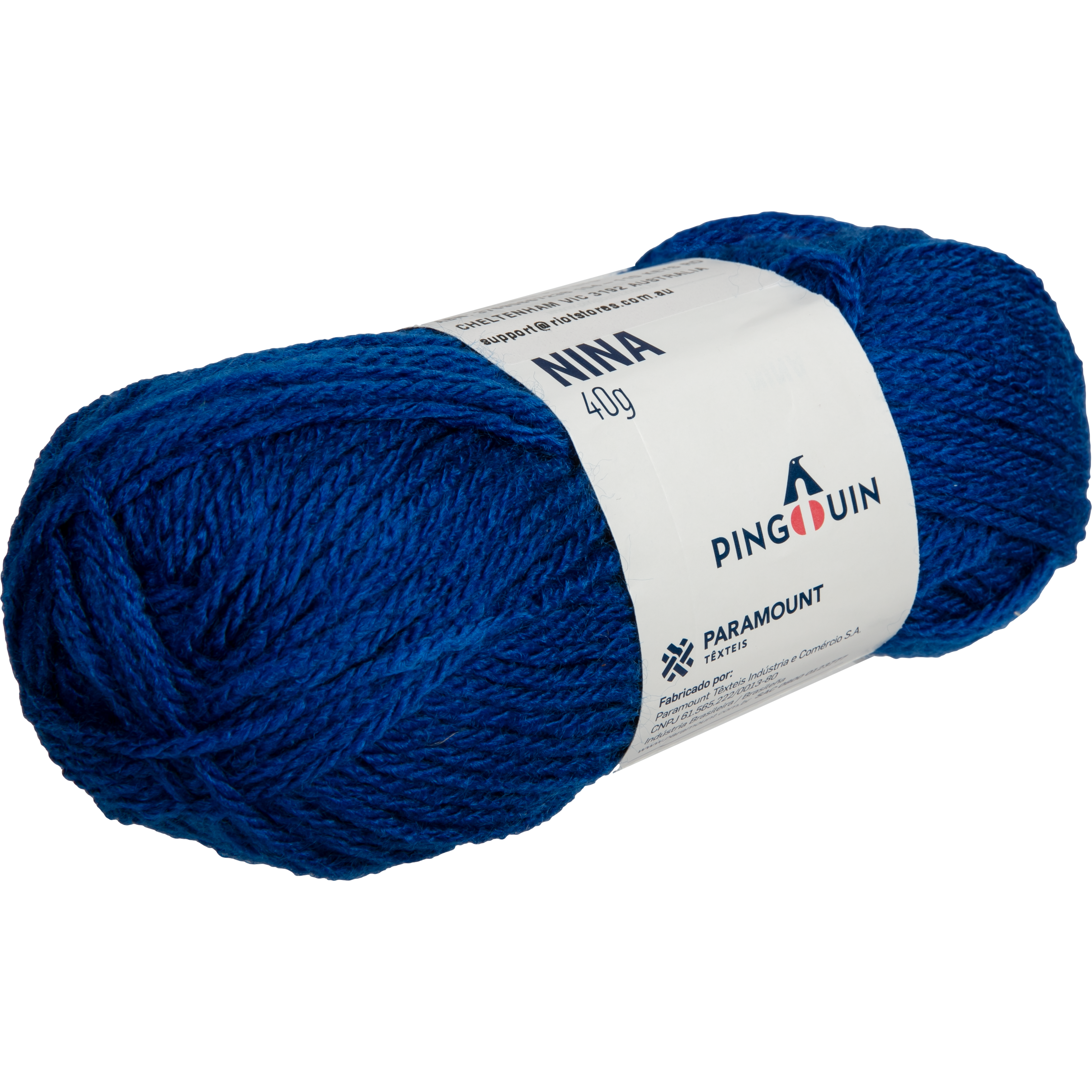 Image of Pingouin Nina 100% Acrylic Yarn 40g Ball 106m-Royal