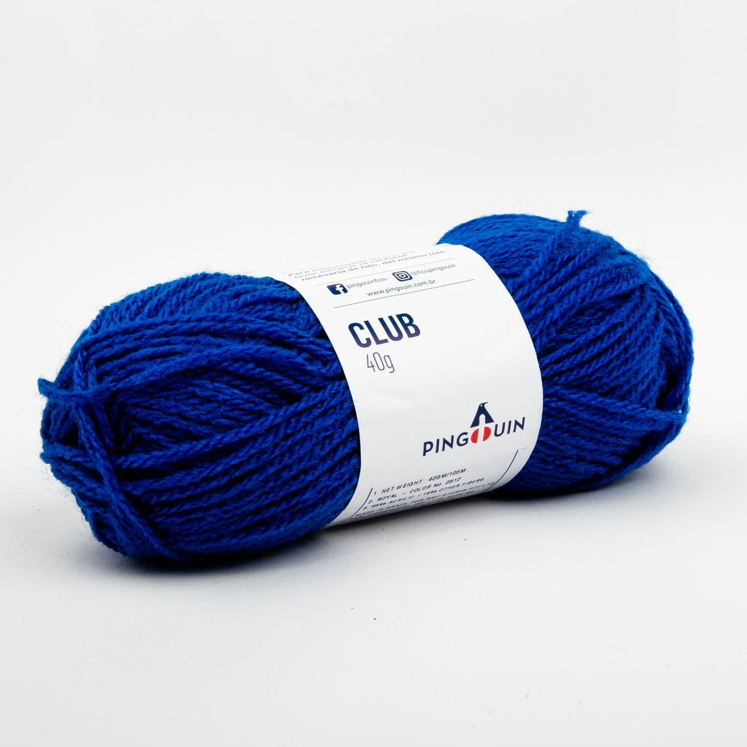 Image of Club 40 Yarn, Royal Blue, 40 Grams, 107 Metres