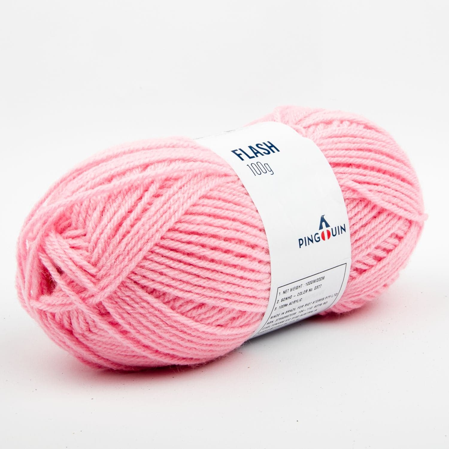 Pink - Flash Yarn 100 Grams 200 Metres