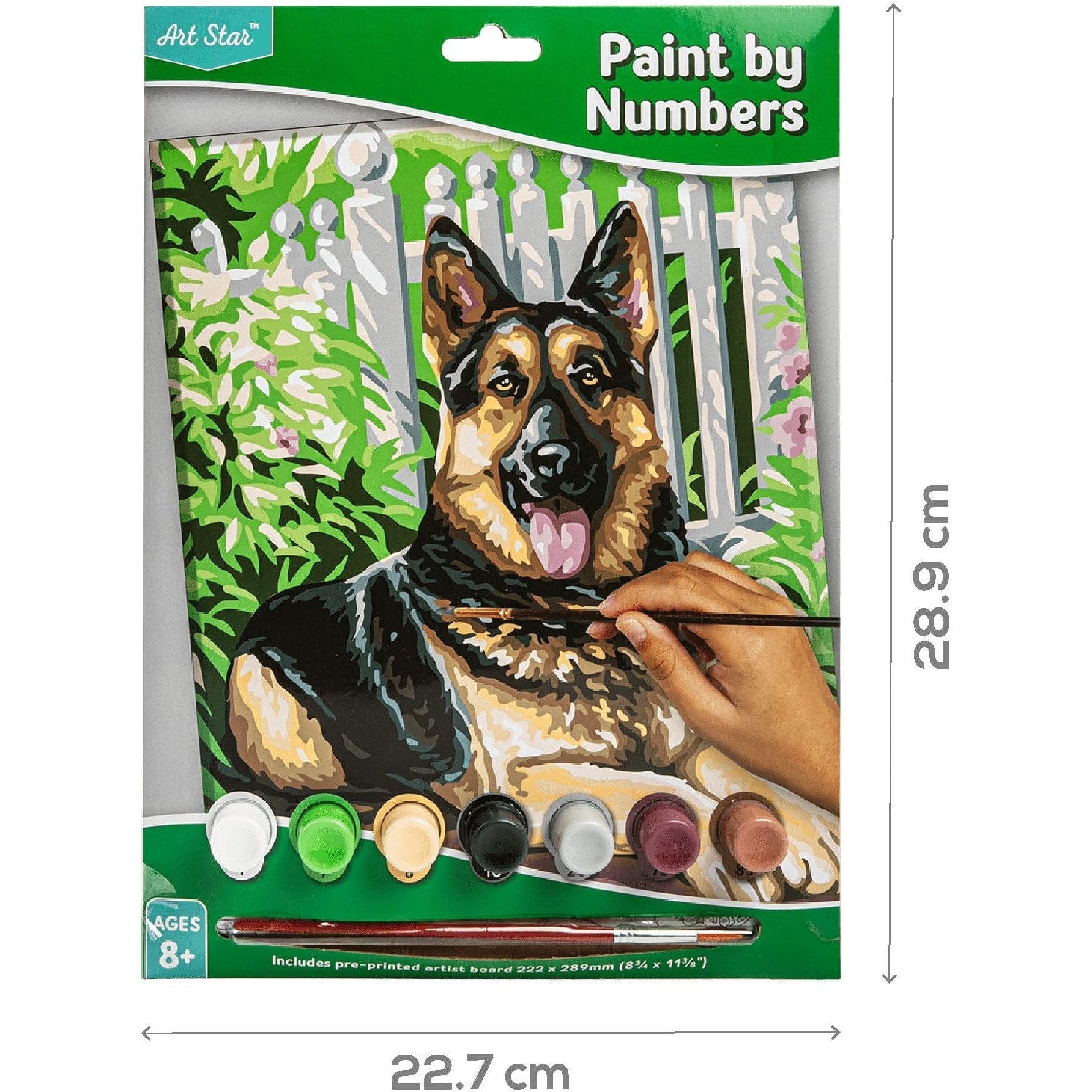 Image of Art Star Paint By Number Small German Shepherd