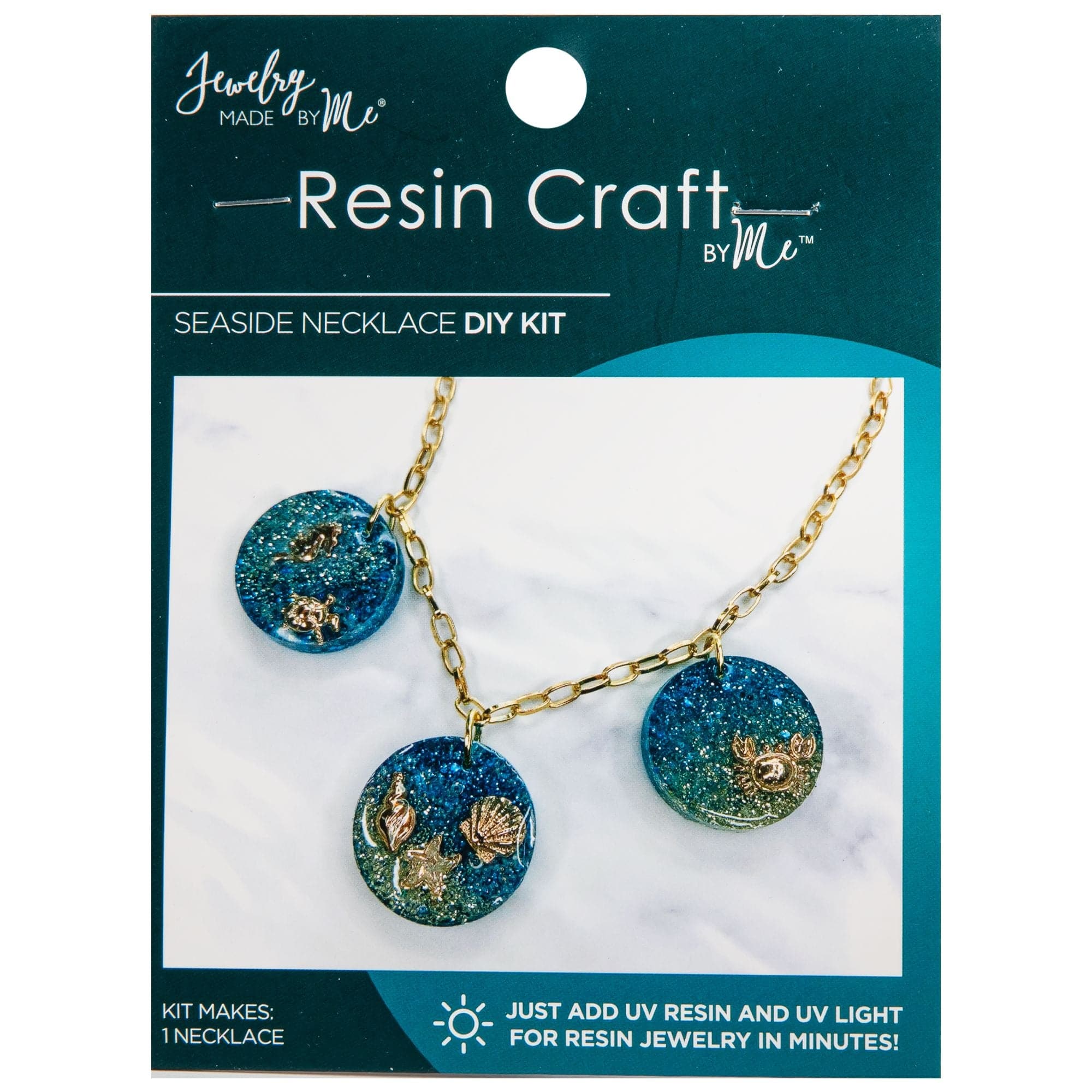 Image of Jewelry Made by Me Resin Craft Mini Kit Seaside Pendant