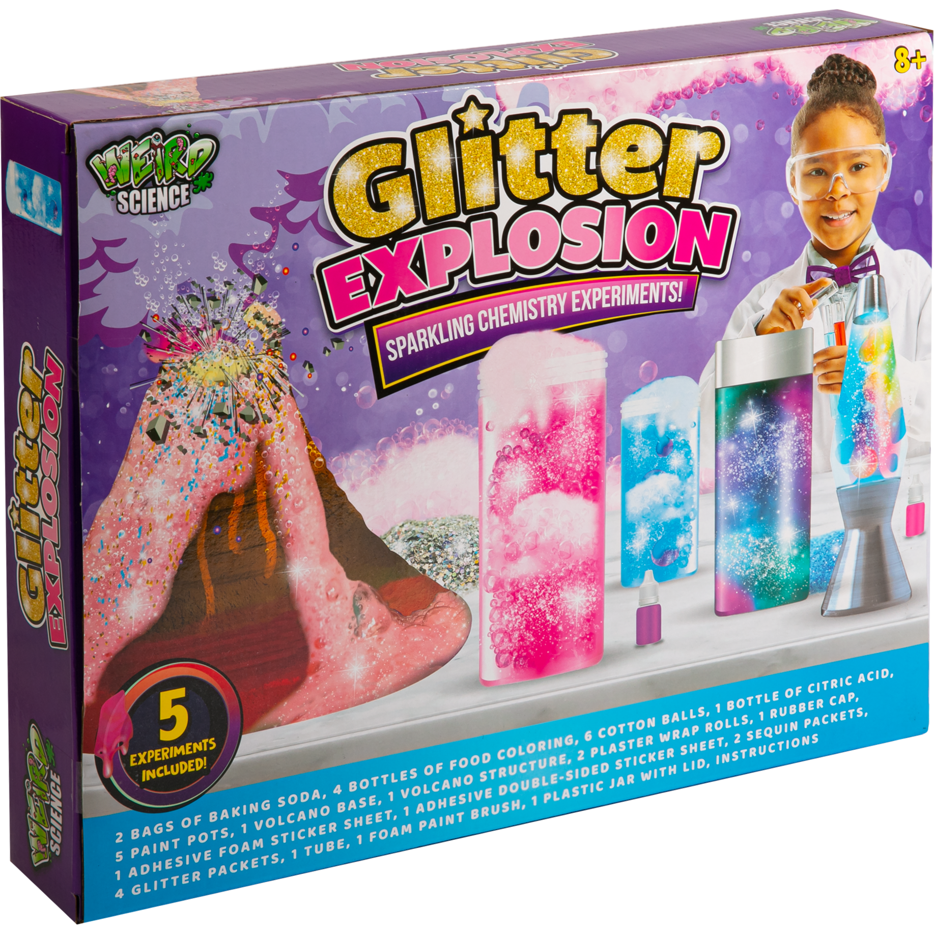 Image of Weird Science Glitter Explosion Sparkling Chemistry Experiments