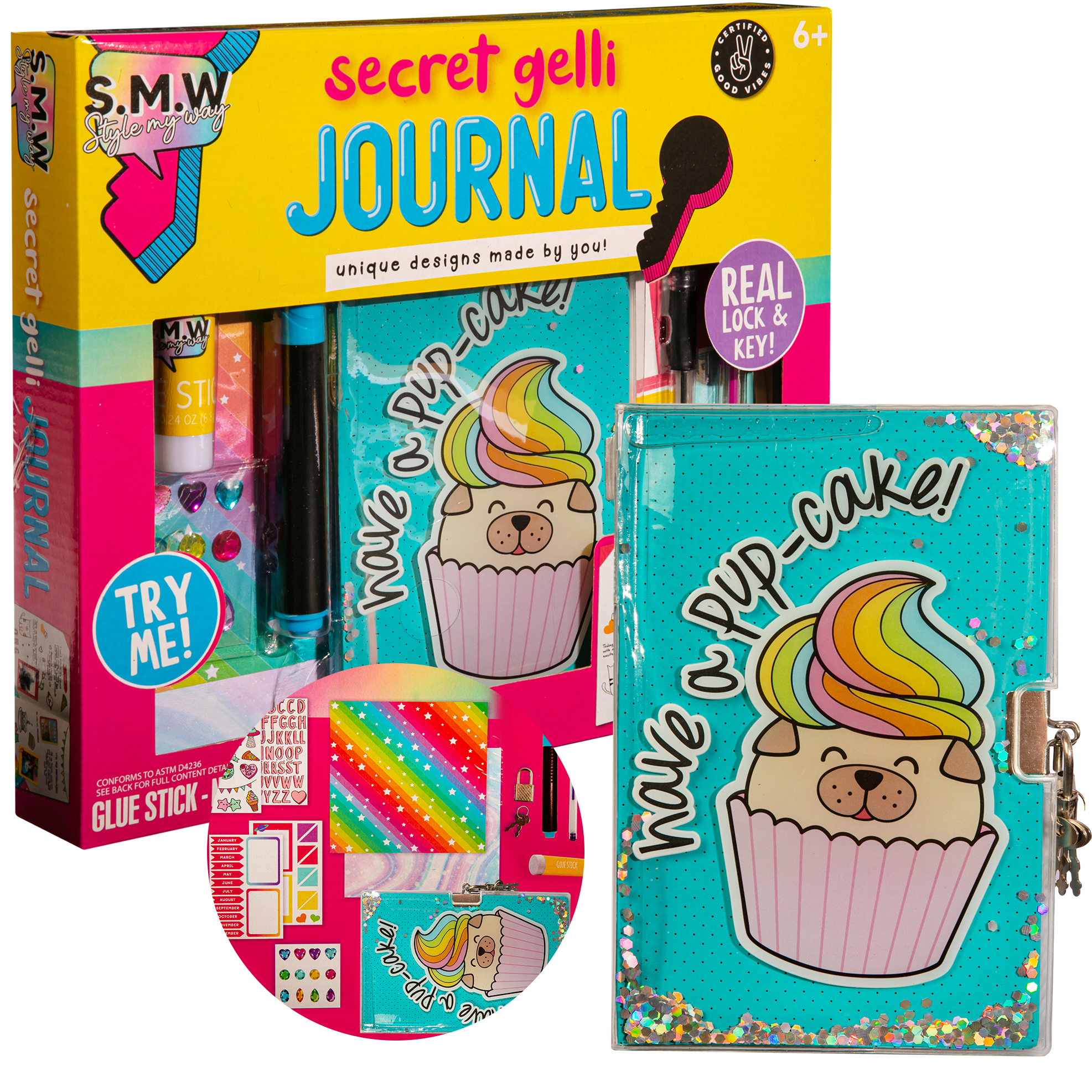 Image of Style My Way Secret Gelli Journal Kit