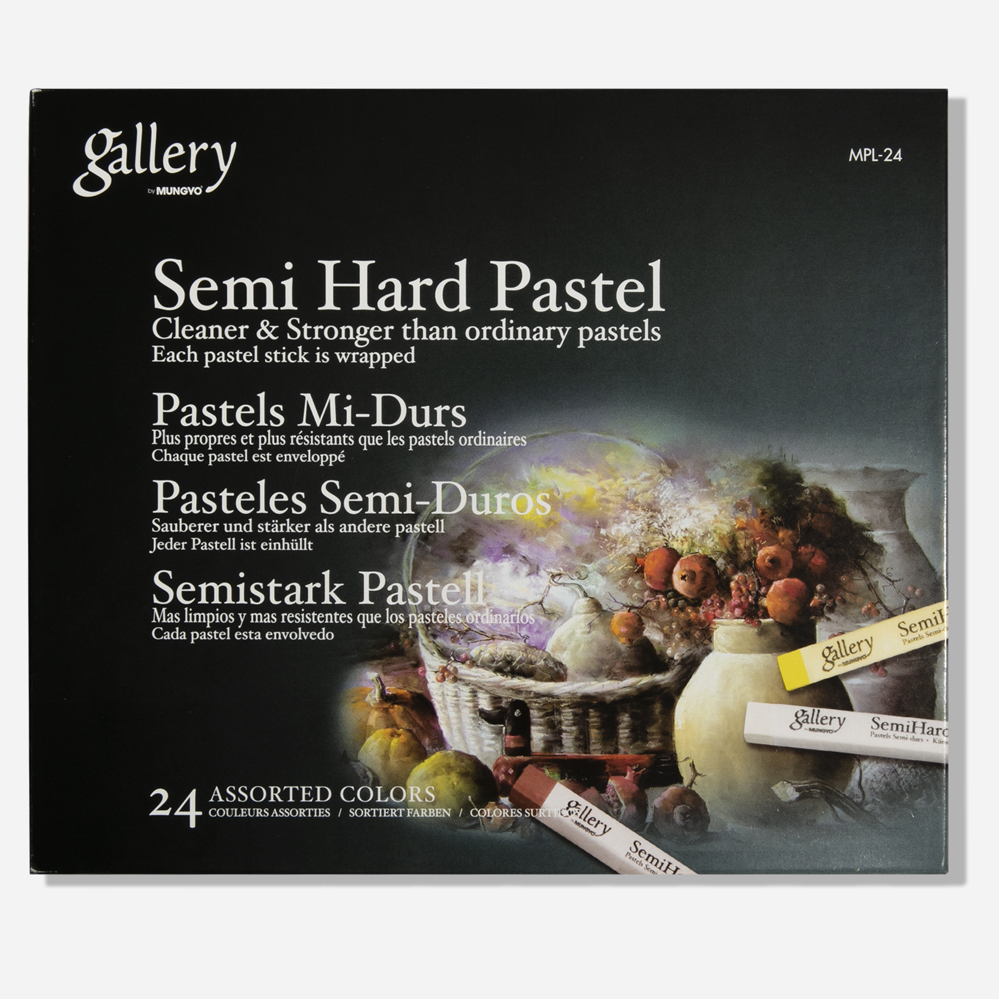 Image of Mungyo Gallery Semi Hard Pastel Set 24