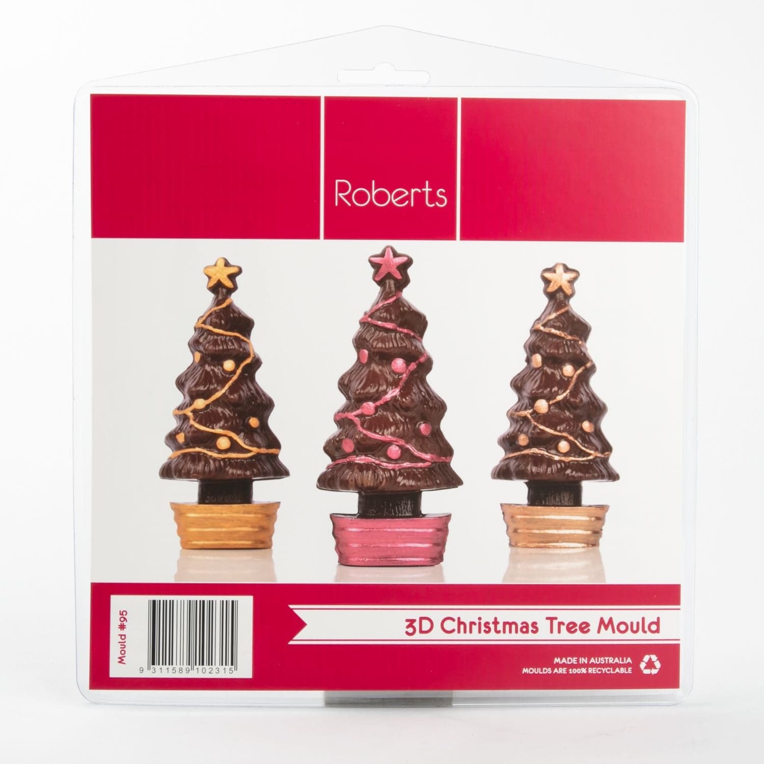 Image of Roberts Chocolate Mould 3D Christmas Tree