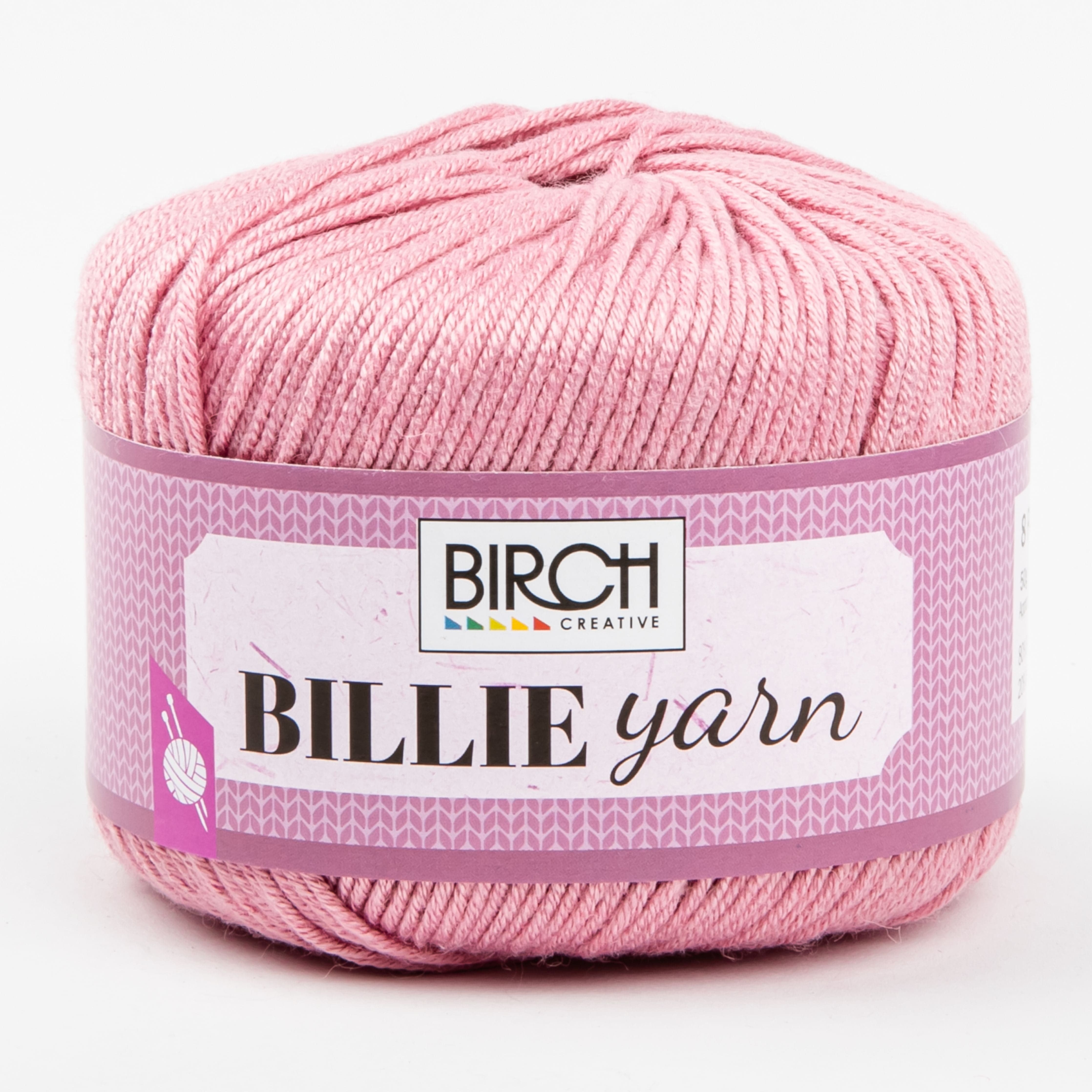 Image of Birch Kntting Yarn Billie 80/20 Bamboo/Wool 50G Apple Ball -Rose Hush