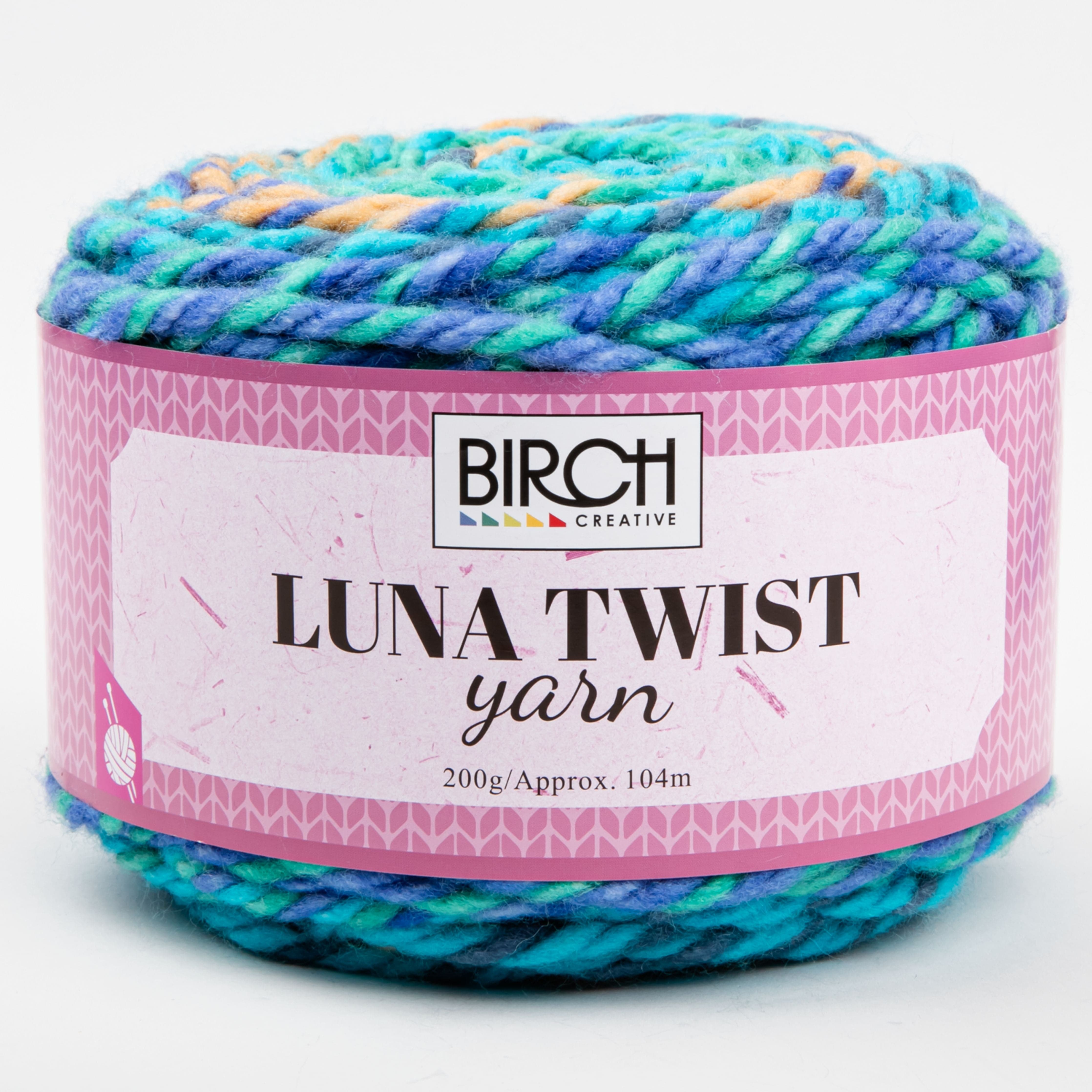 Image of Birch Yarn Luna Twist 100% Acrylic 200G - 03 Blue Mosaic