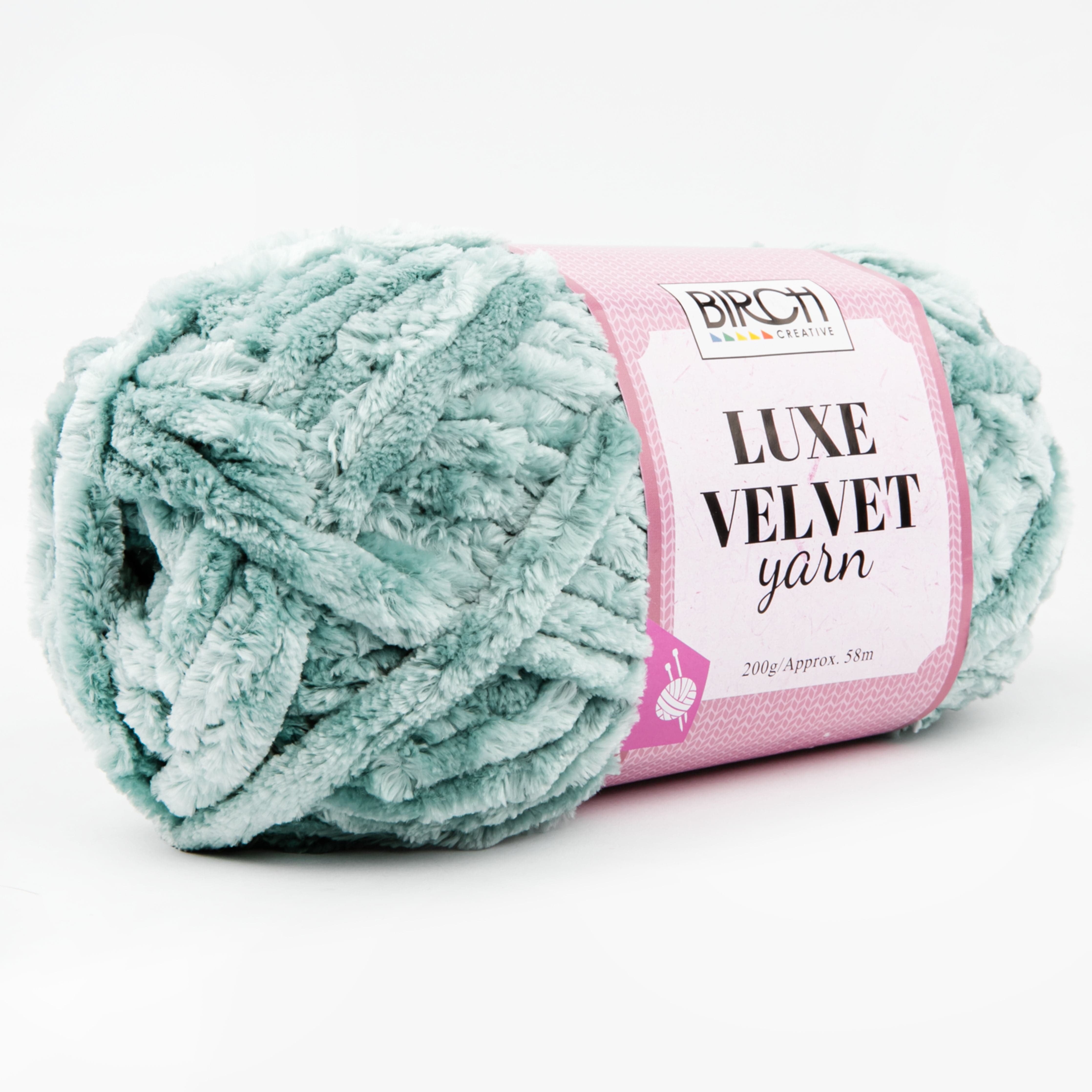 Image of Birch Yarn Luxe Velvet 100% Polyester 200G - 03 Beach Glass