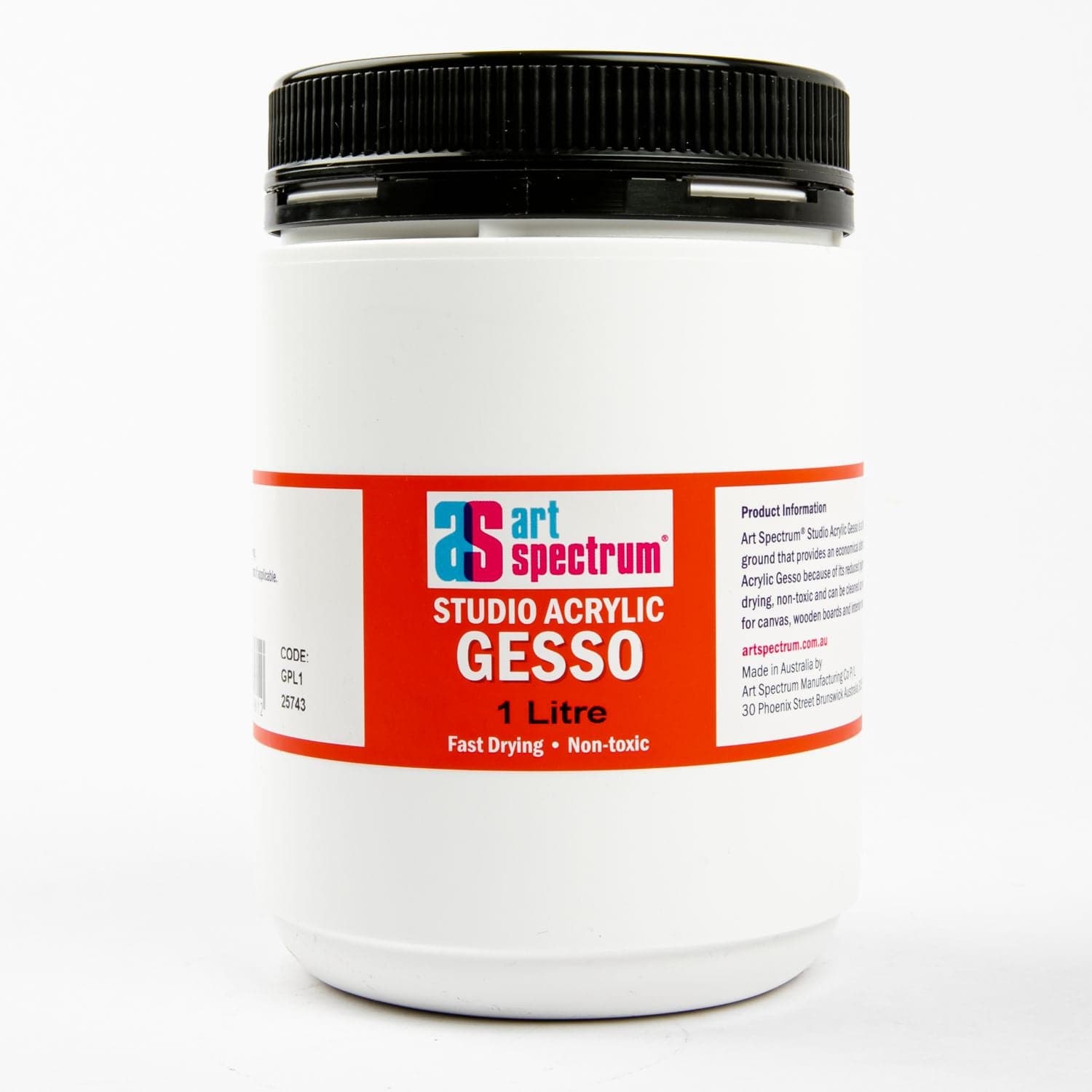 Image of Art Spectrum 1Lt Studio Gesso - White