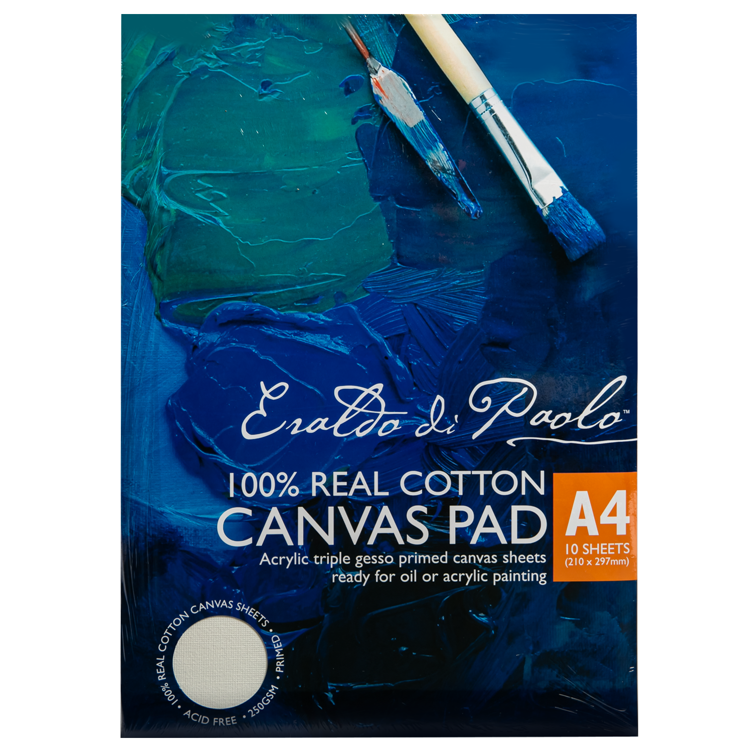 Image of Eraldo Di Paolo Canvas Pad 250gsm A4 10 Sheets