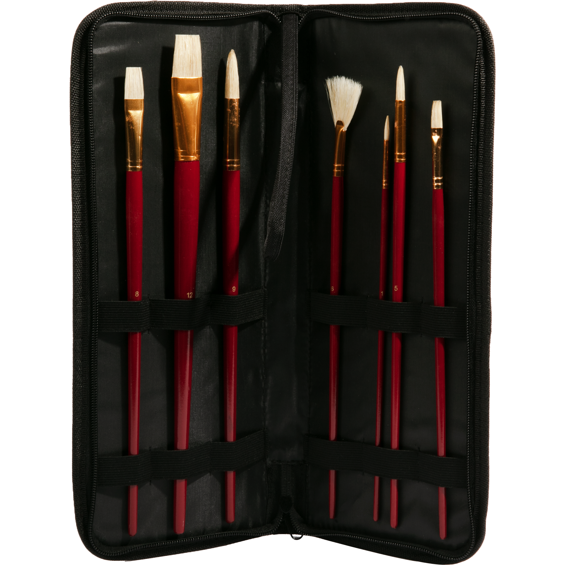 Image of The Art Studio Oil & Acrylic Brush Keeper with 7 Bonus Brushes