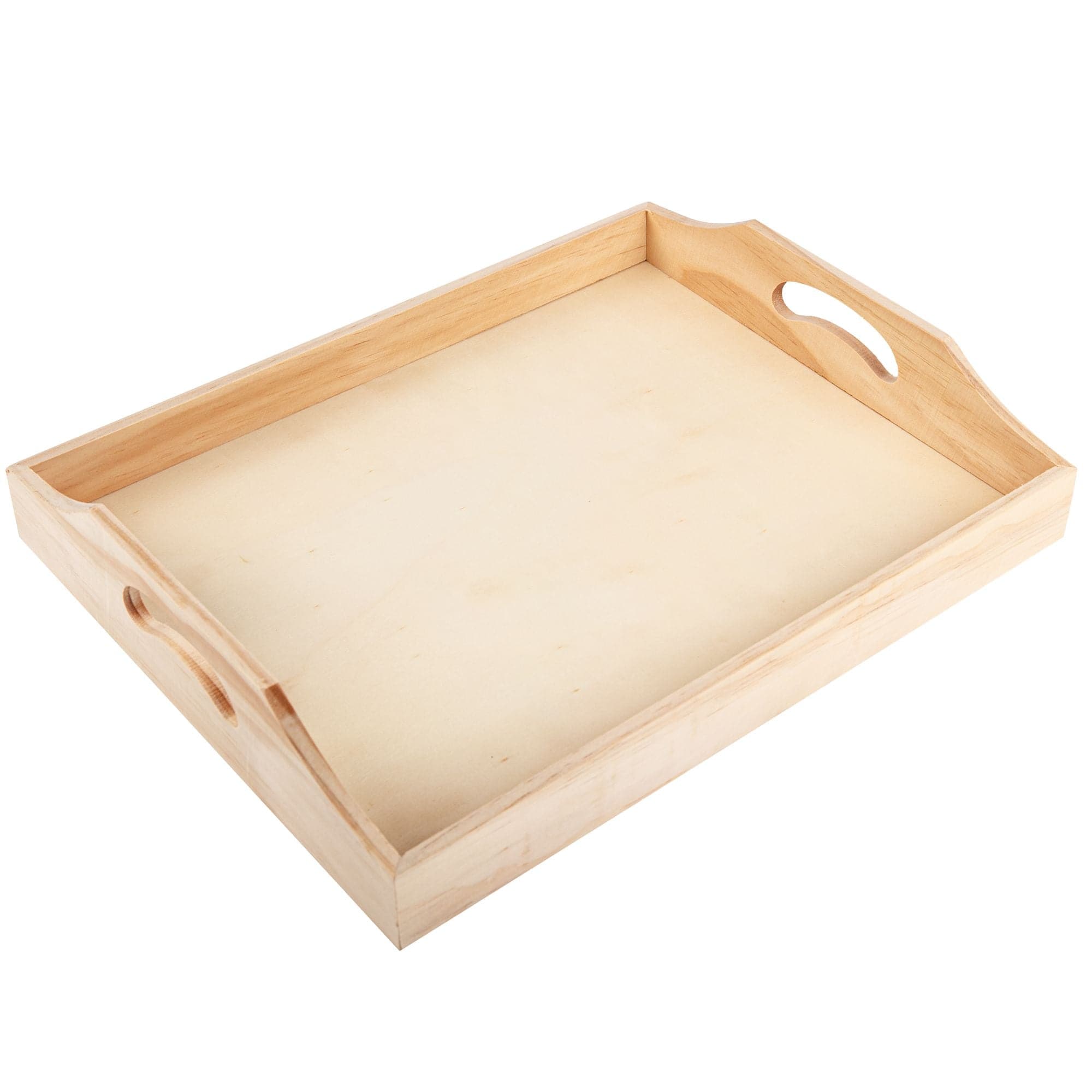 Image of Urban Crafter Rectangular Wooden Tray 35.5 x 28.6 x 6.6cm
