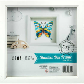Enchante 10x20 Distressed Cream Shadowbox Frame