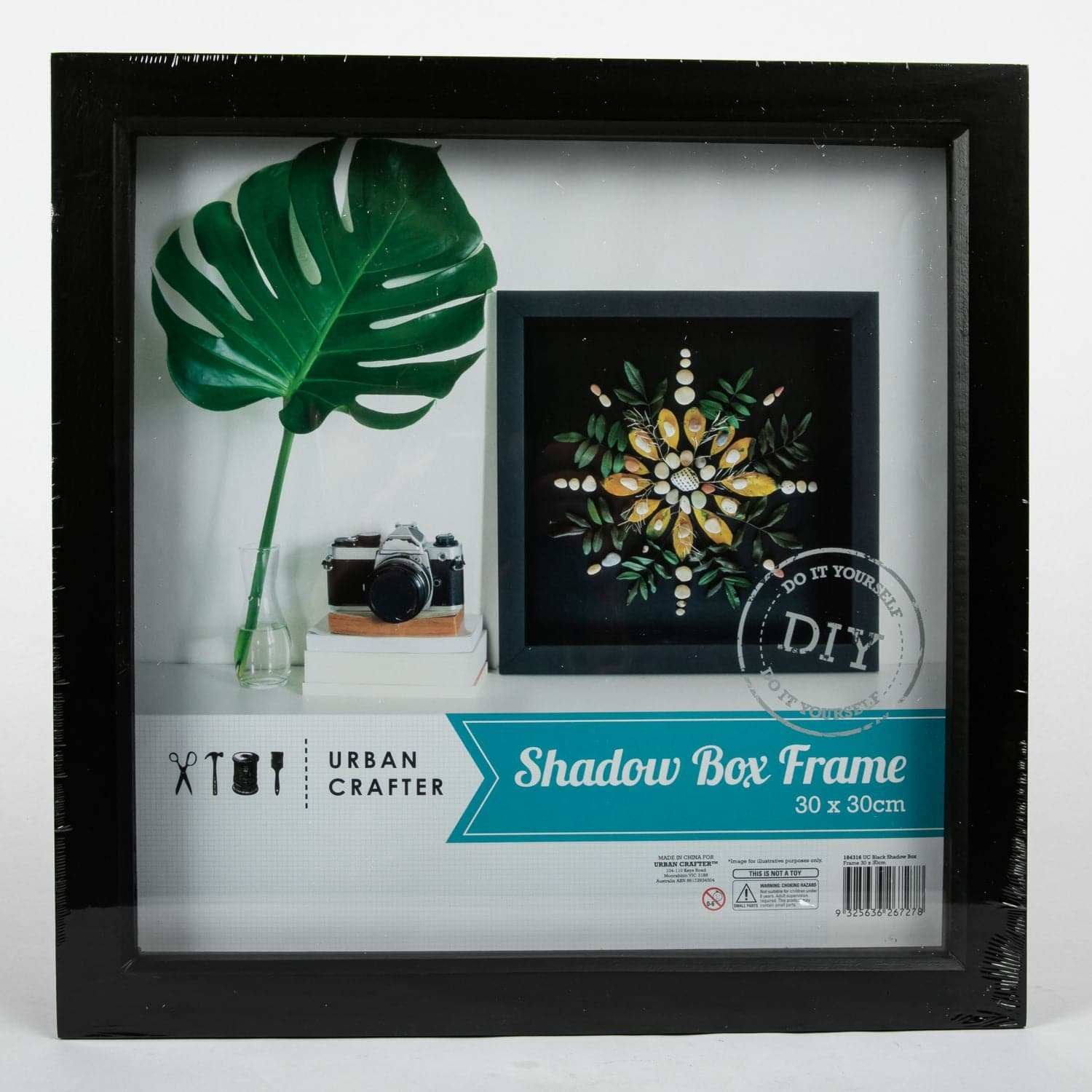 Image of Urban Crafter Black Shadow Box Frame 30x30cm