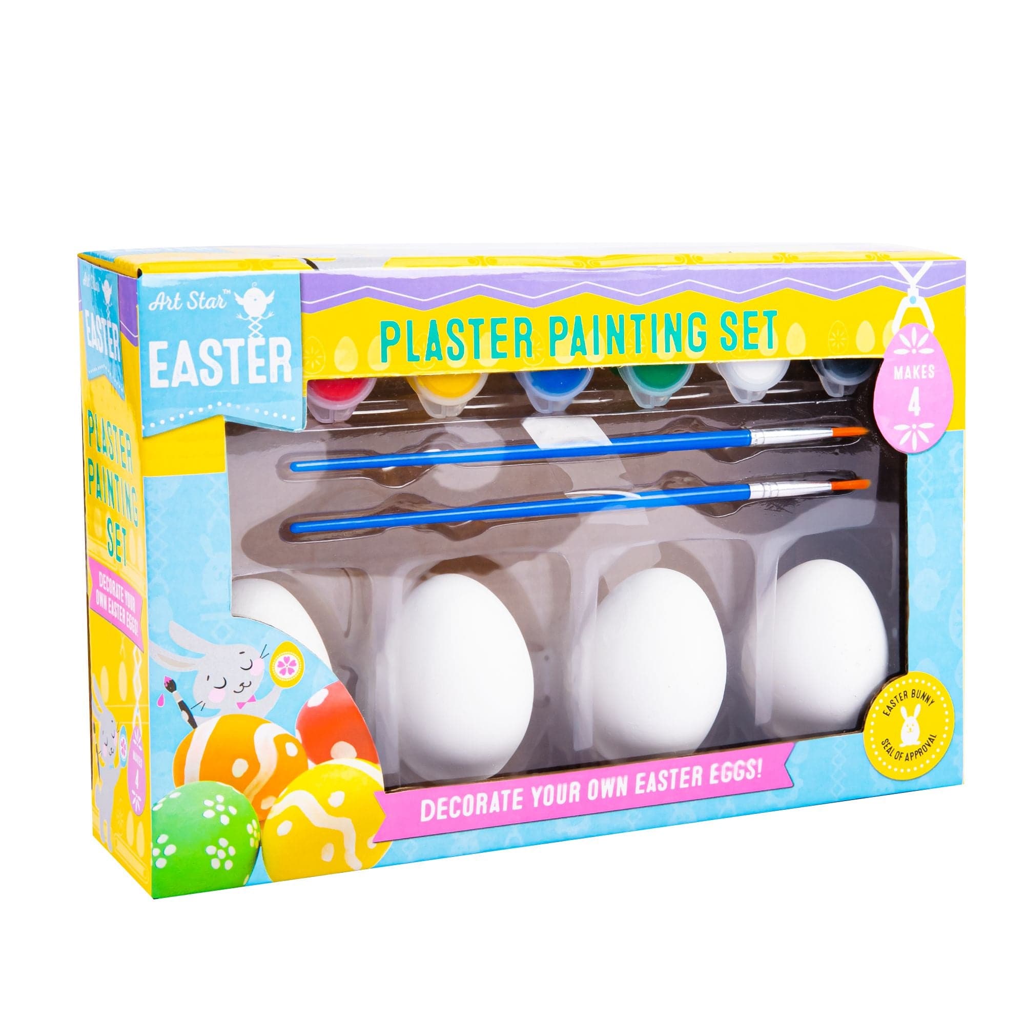 Image of Art Star Easter Decorate Your Own Plaster Easter Eggs Makes 4