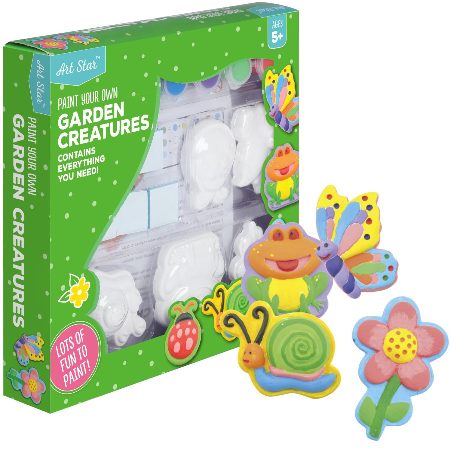 Image of Art Star Paint Your Own Garden Creatures Activity Kit