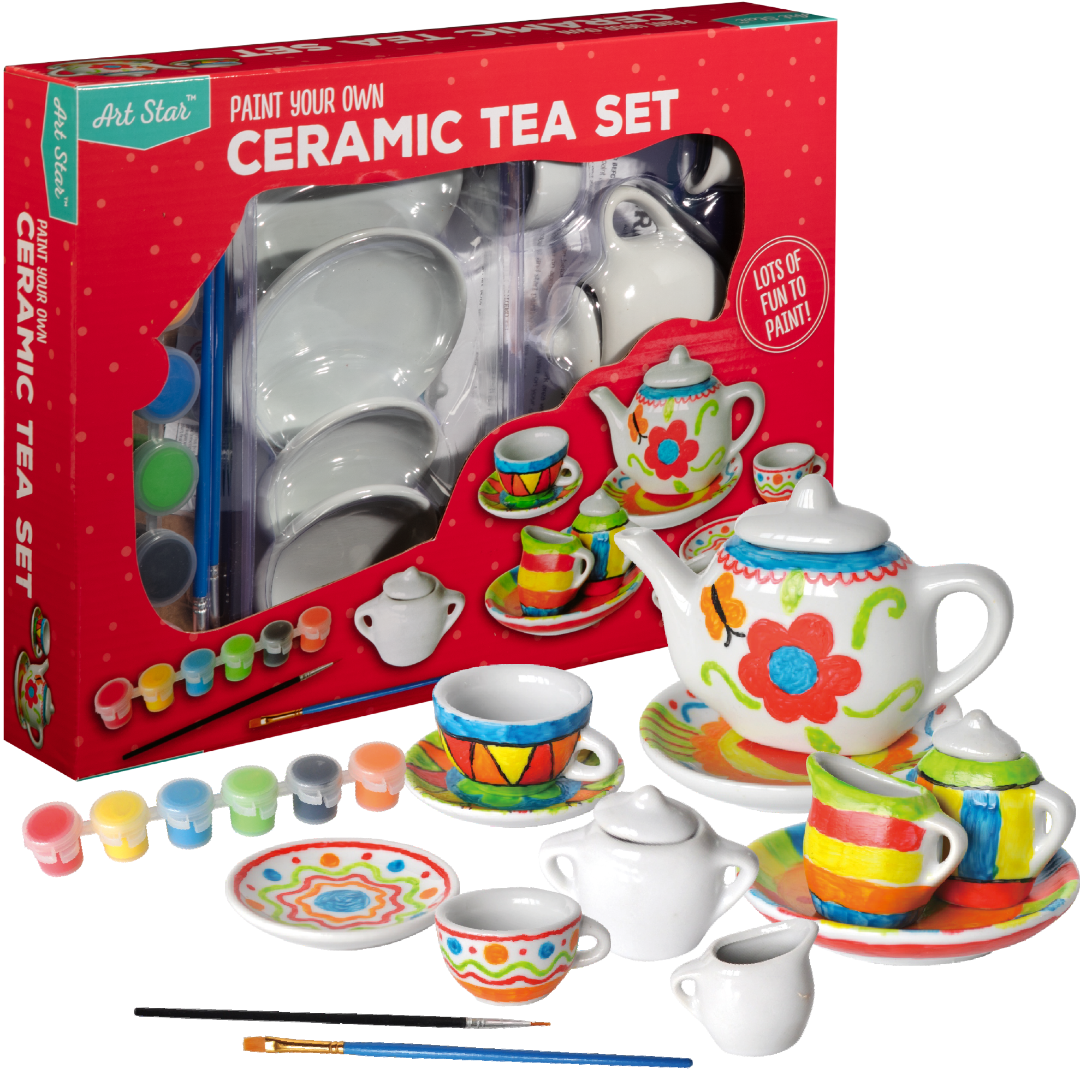 Image of Art Star Paint Your Own Ceramic Tea Set