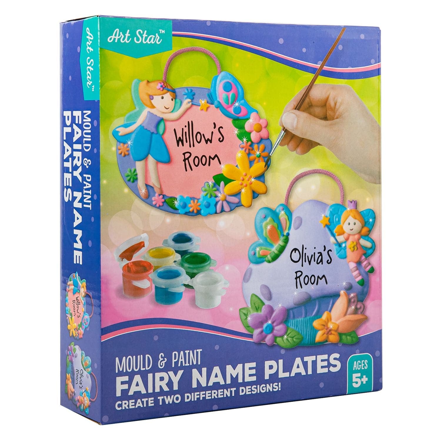 Image of Art Star Mould & Paint Plaster Fairy Name Plate Kit