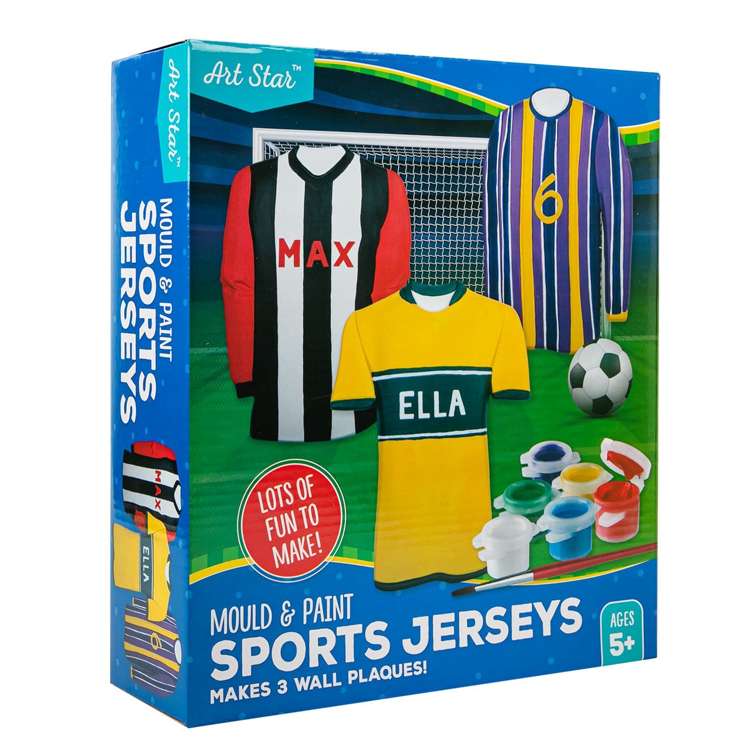 Image of Artstar Mould & Paint Plaster Football Jersey Kit