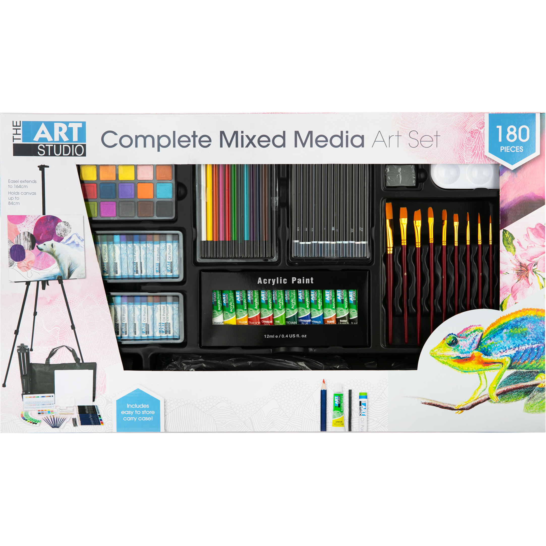 Image of The Art Studio Complete Mixed Media Art Set (180 Pieces)