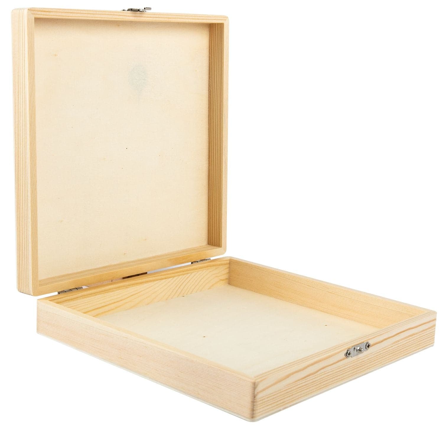 Image of Urban Crafter Pine and Plywood Box with Latch 21 x 20 x 4.5cm