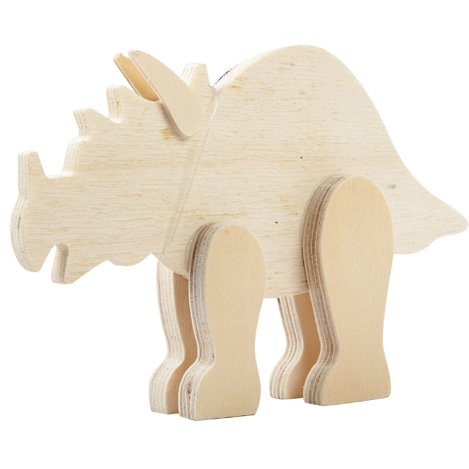 Image of Tim & Tess Plywood Triceratops