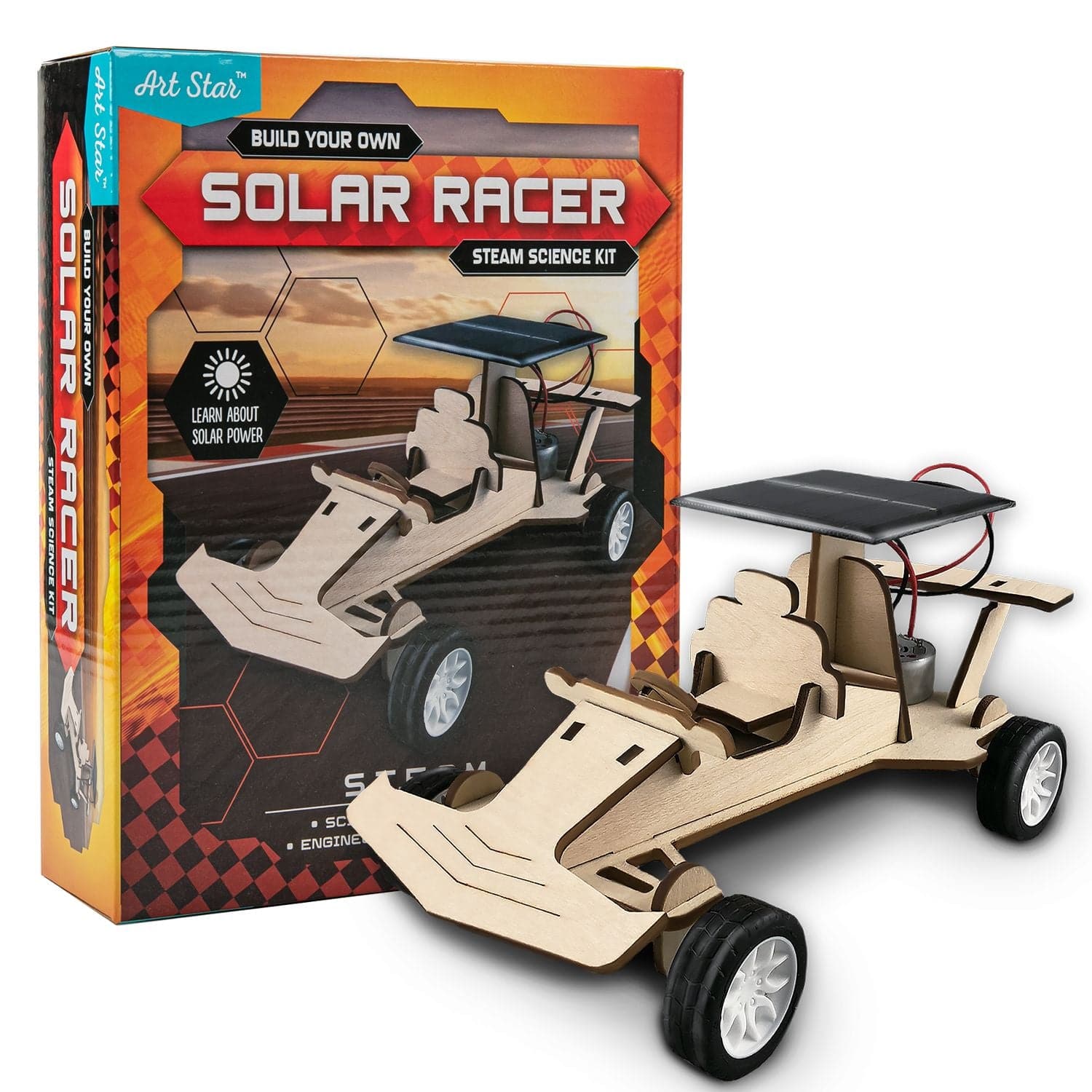 Image of Art Star Build Your Own Solar Racer STEAM Science Kit