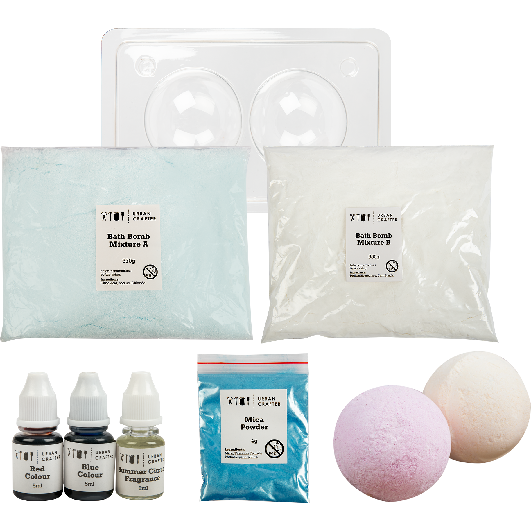 Image of Urban Crafter DIY Bath Bomb Kit