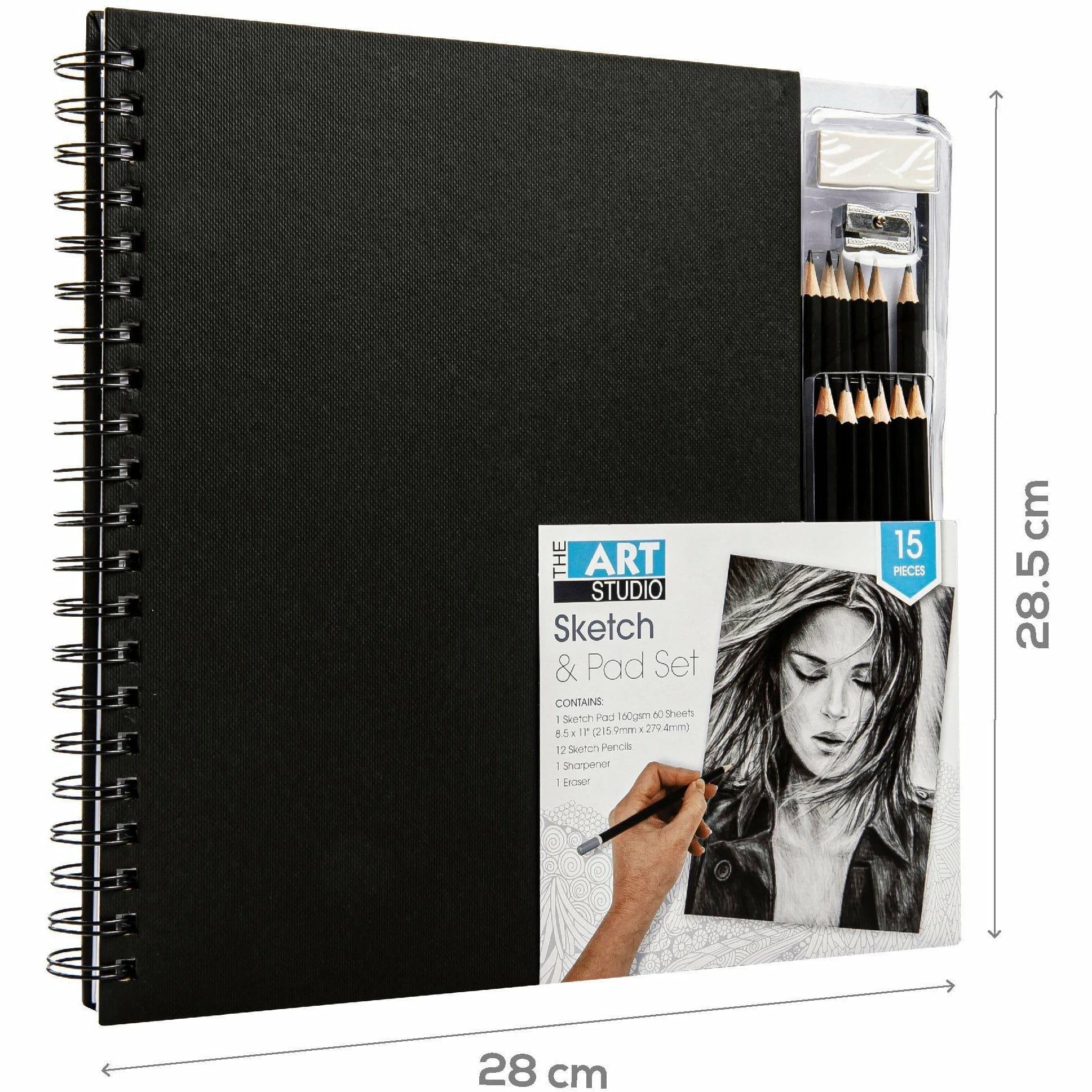 Image of The Art Studio Sketch and Pad Set 15pc