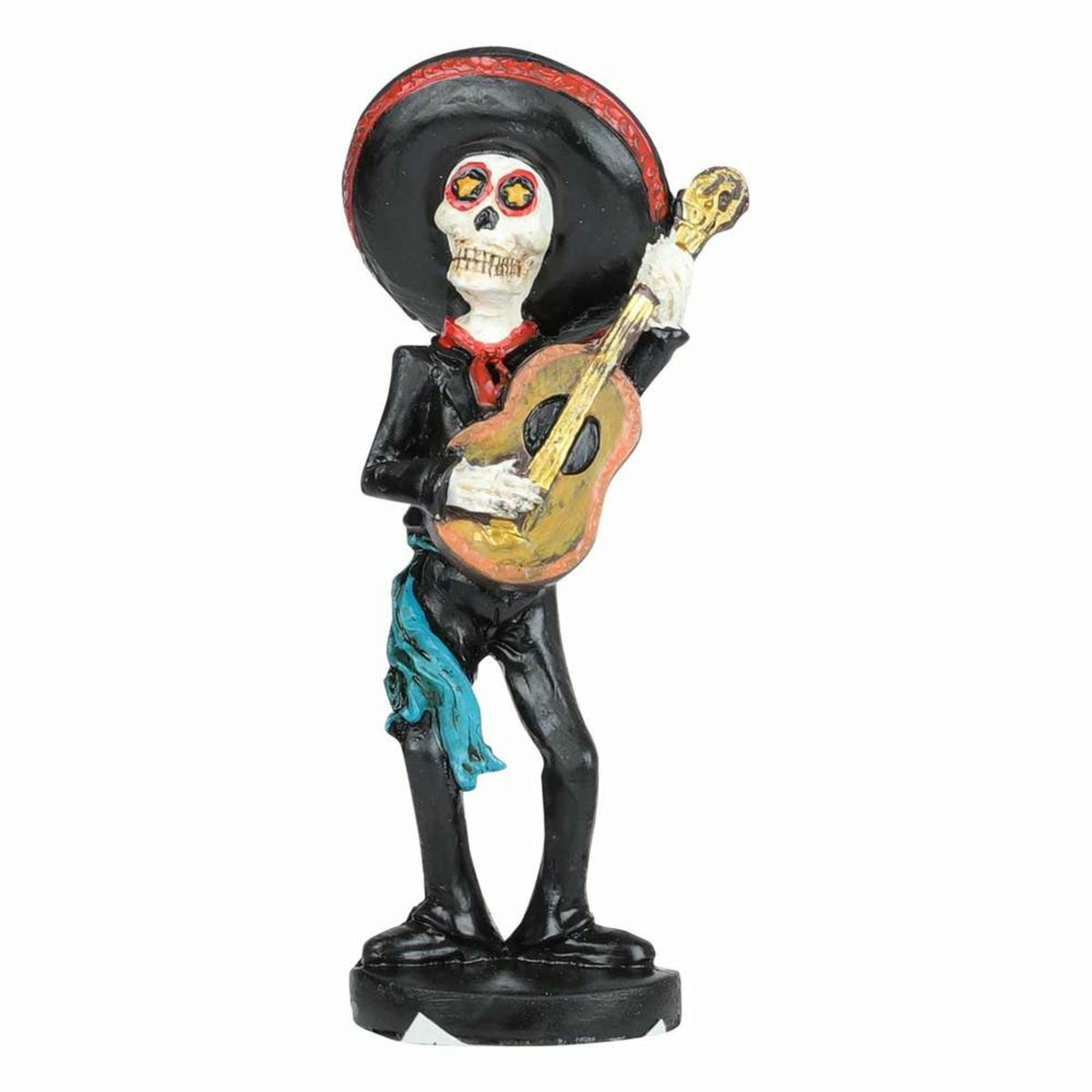 Image of Art Star Halloween Day of the Dead Guitar Band Figurine