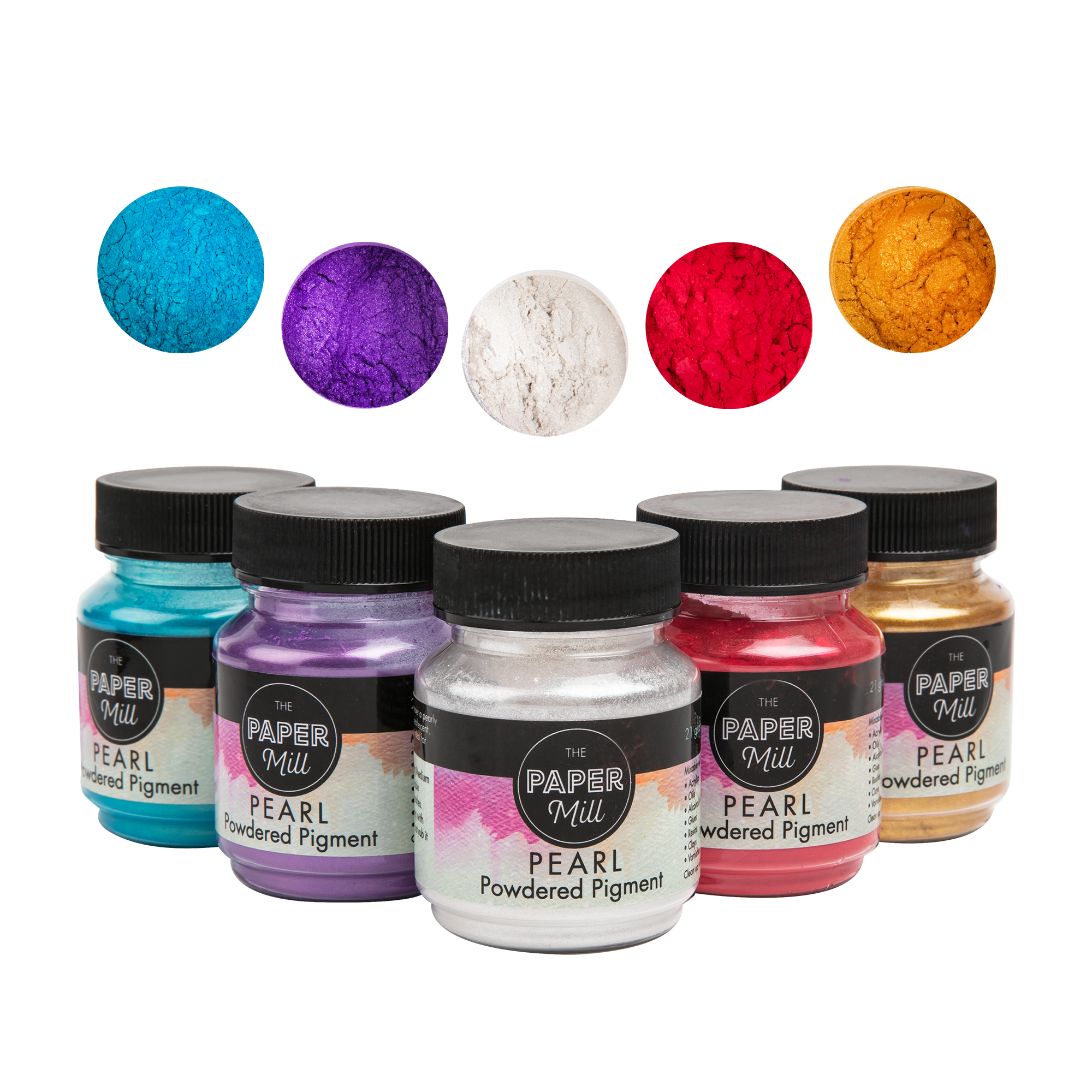 Image of Paper Mill Pearl Pigment Set #1 5 Colours