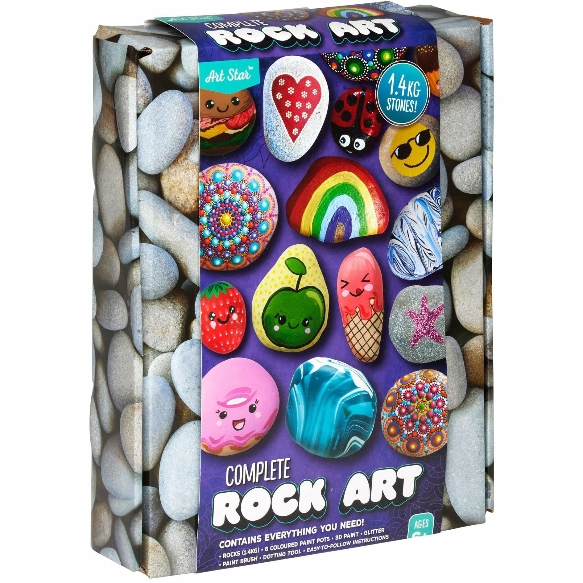 Image of Art Star Complete Rock Art Kit 1.4Kg Of Stones