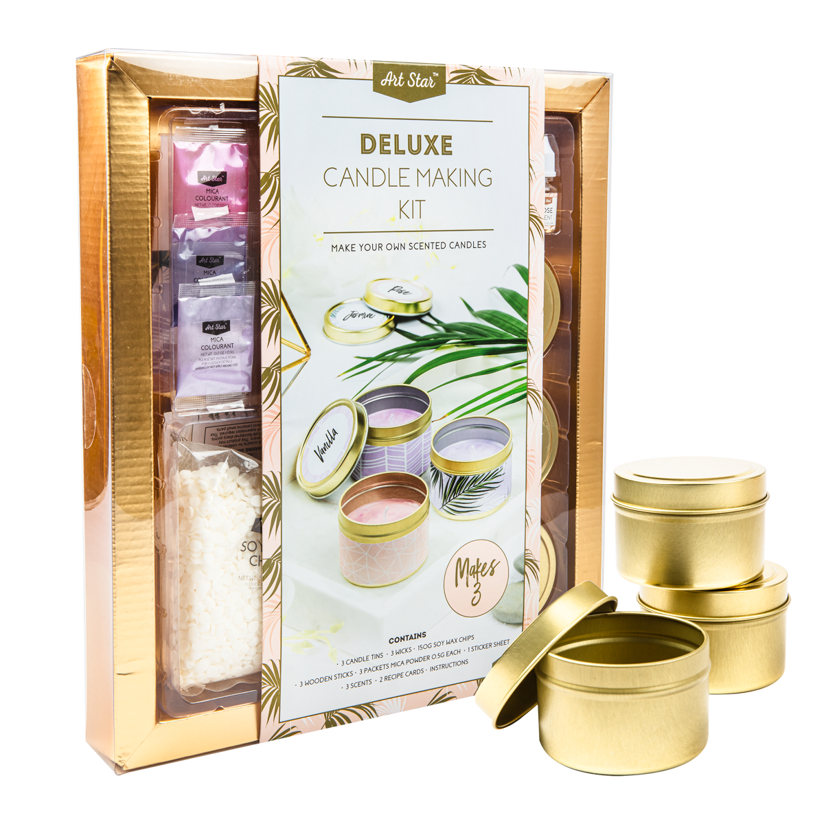 Image of Art Star Deluxe Candle Making Kit Makes 3 Candles