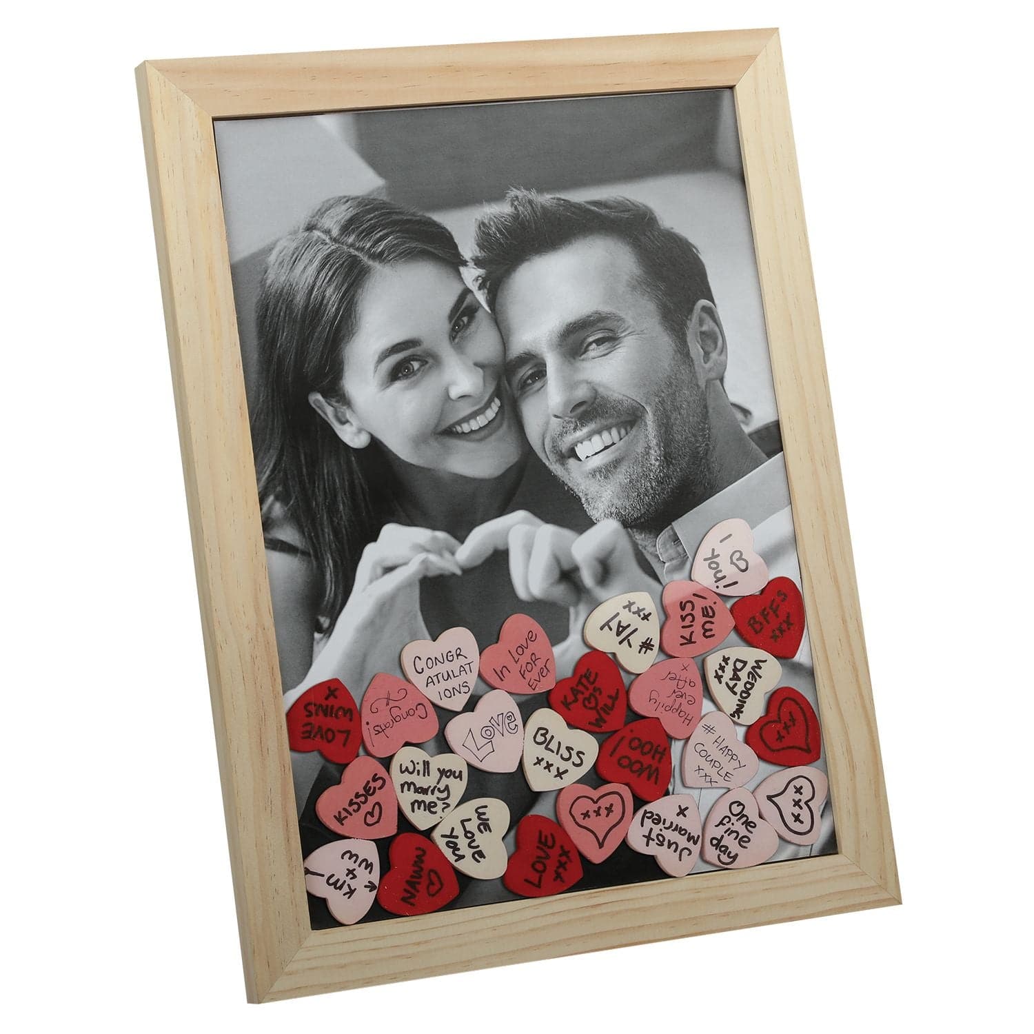 Image of Urban Crafter Frame with Heart Tokens - 40cm x 30cm