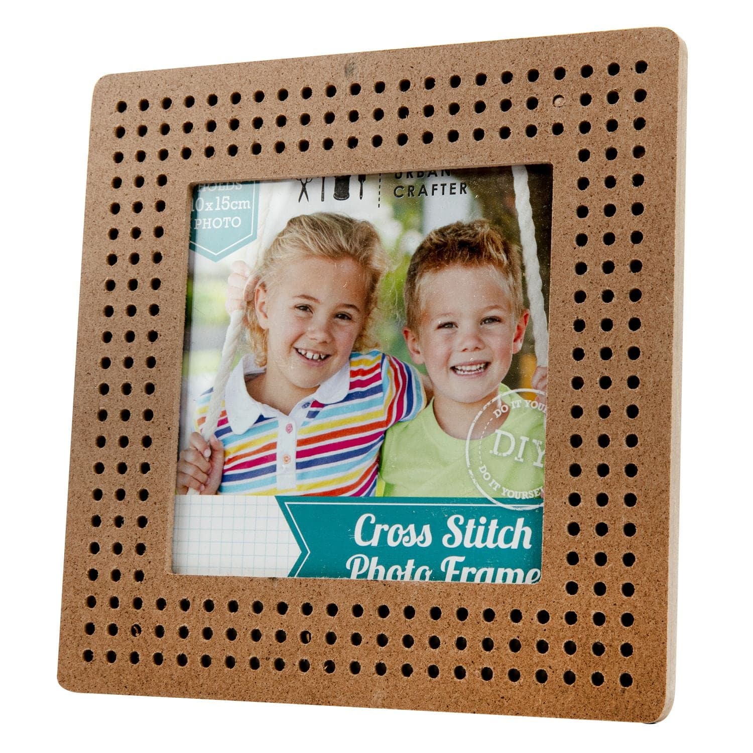 Image of Urban Crafter Cross Stitch Photo Frame 15x15cm