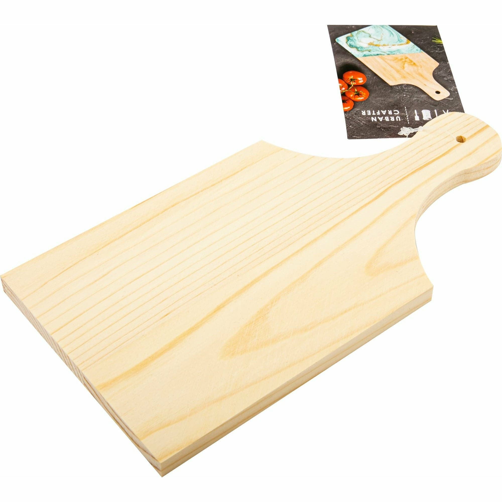 Image of Urban Crafter Pine Paddle Board 23 x 11.5 x 1cm