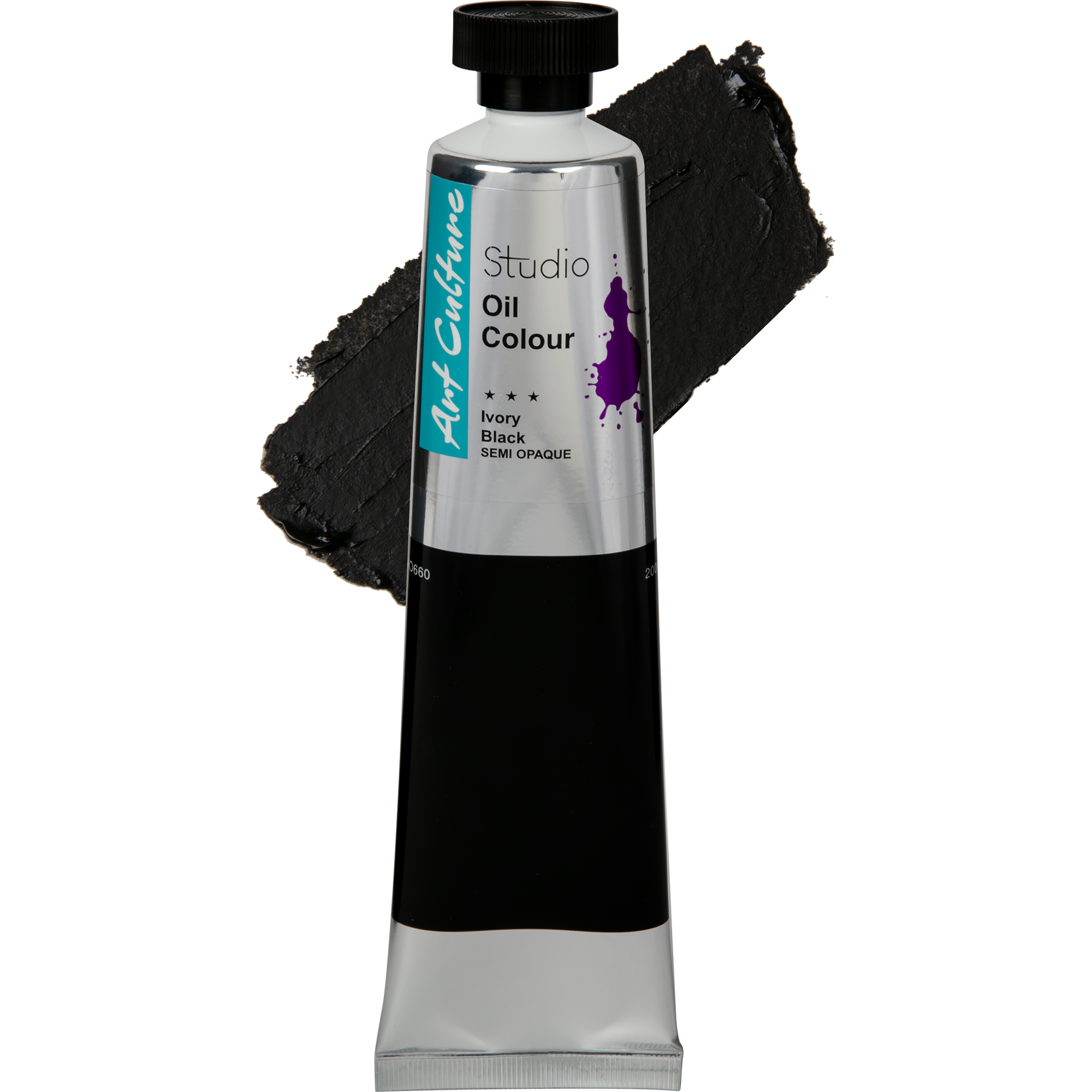 Image of Art Culture Oil Paint Ivory Black 200ml