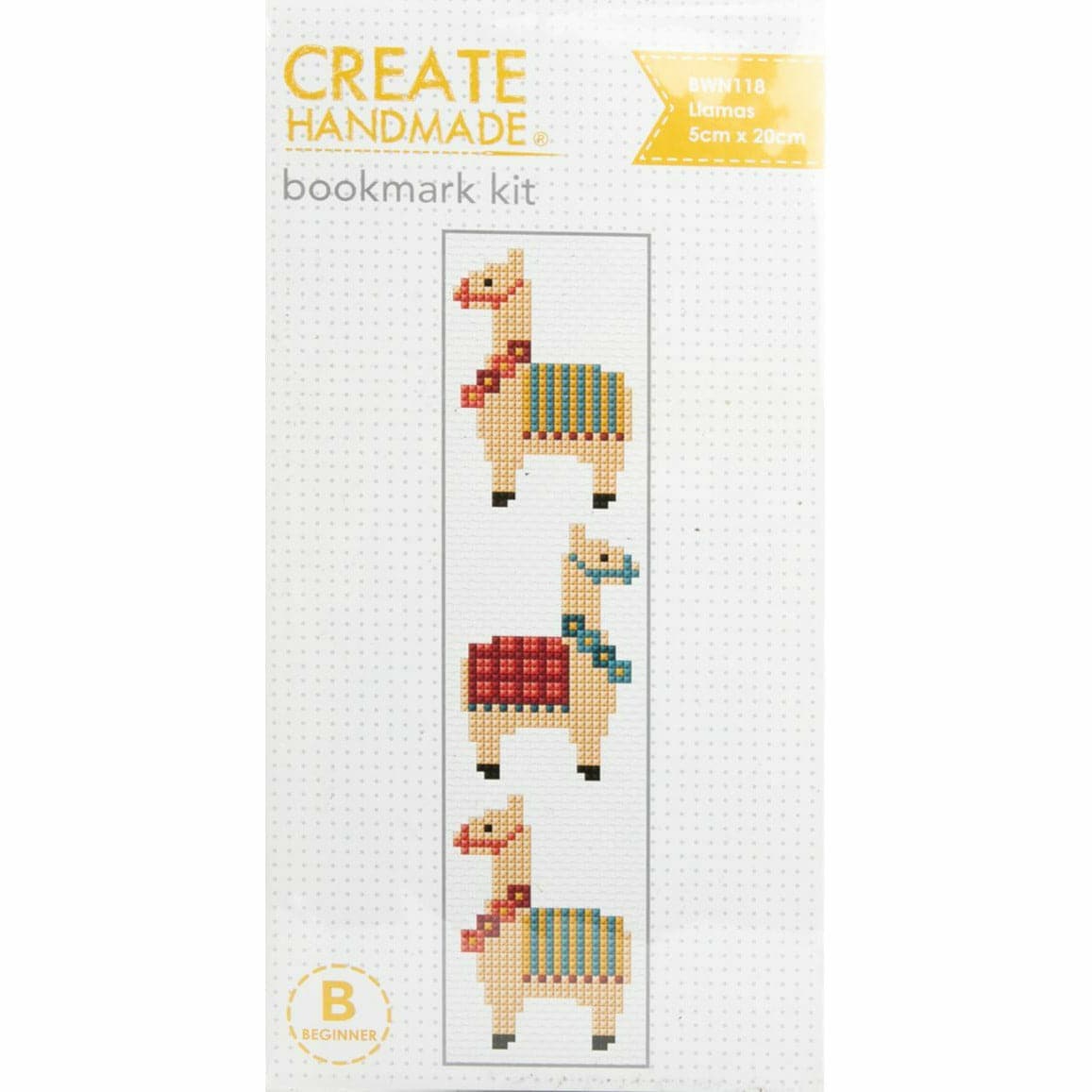 Image of Bookmark Llama Stitching Kit