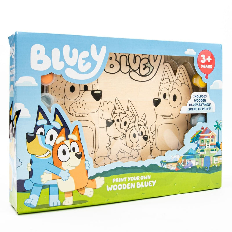 Paint Your Own Wooden Bluey Family