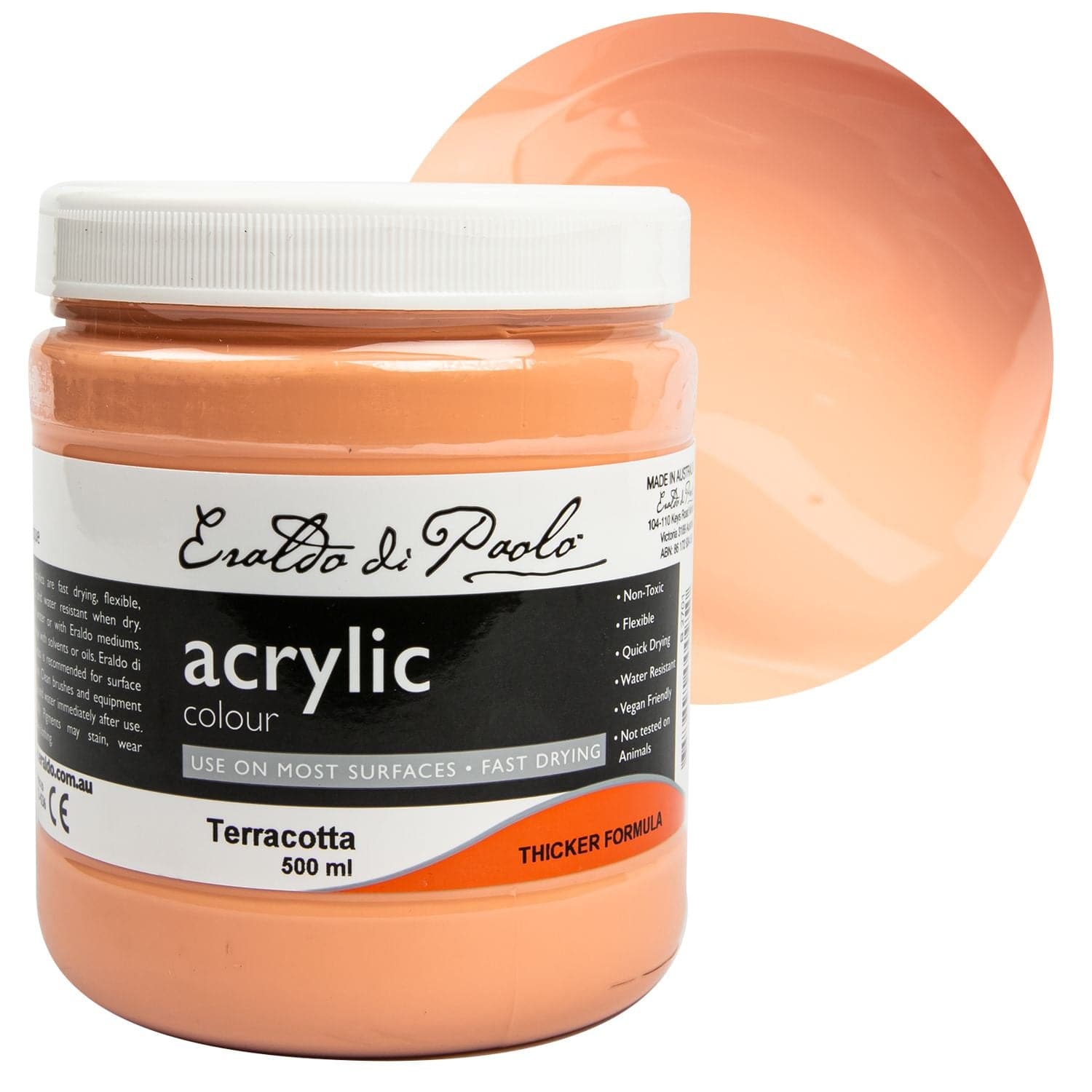 Image of Eraldo Di Paolo Acrylic Paint Terracotta 500ml