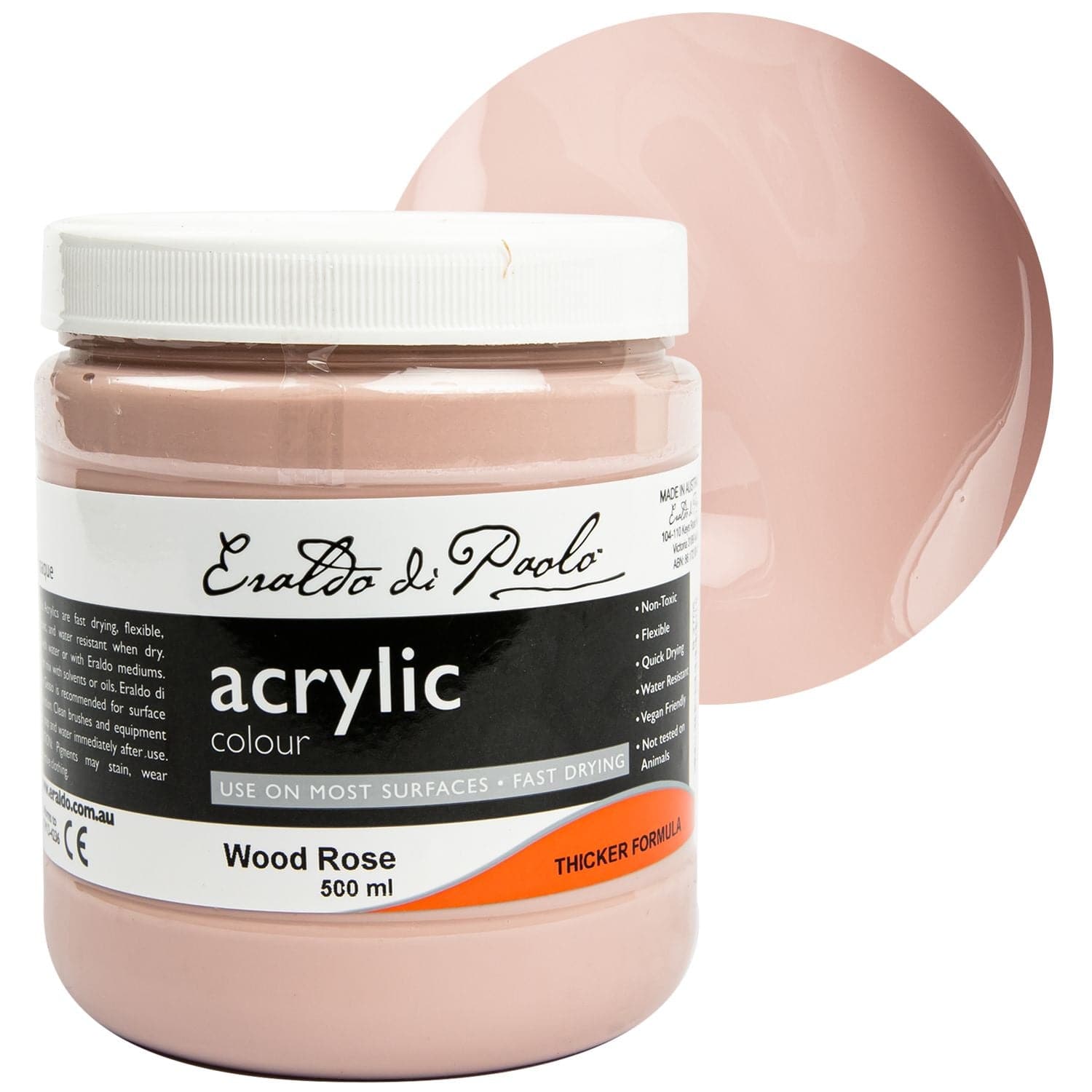 Image of Eraldo Di Paolo Acrylic Paint Wood Rose 500ml