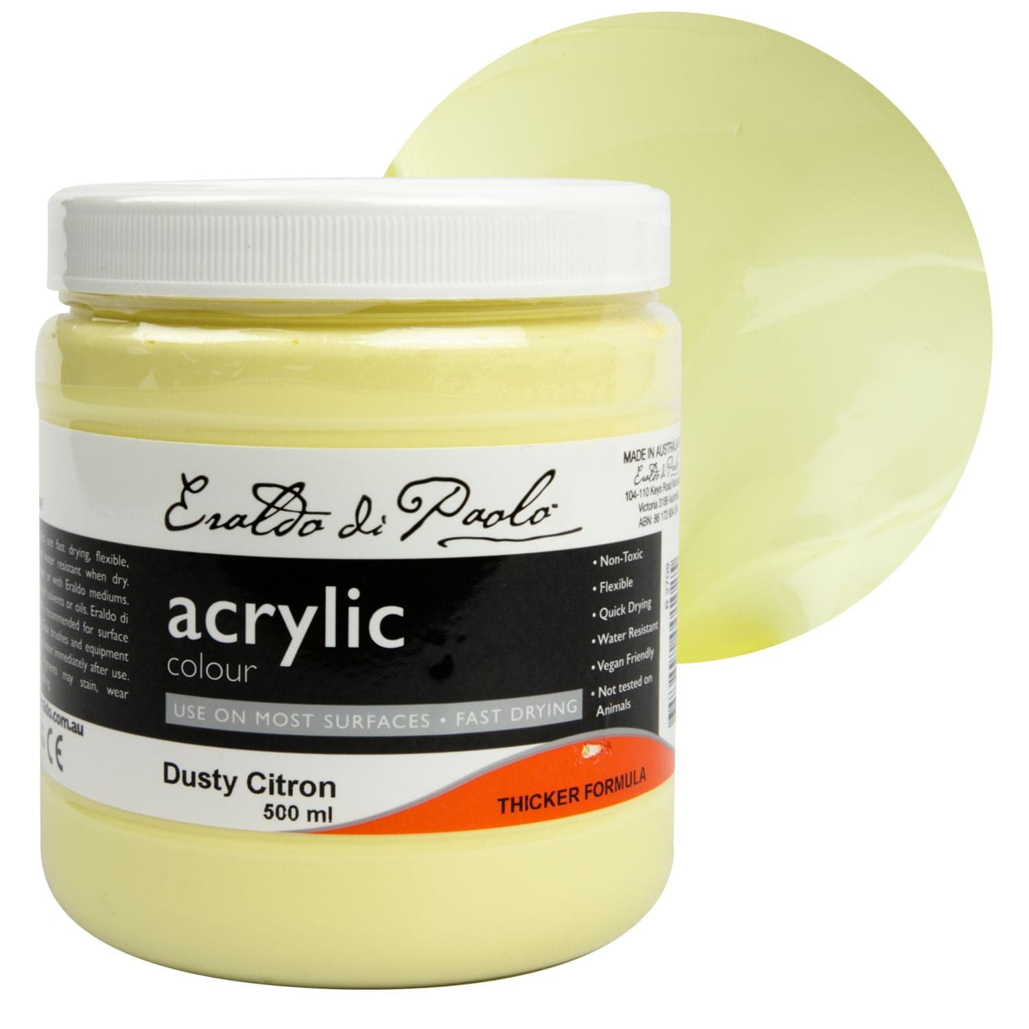 Image of Eraldo Di Paolo Acrylic Paint Dusty Citron 500ml