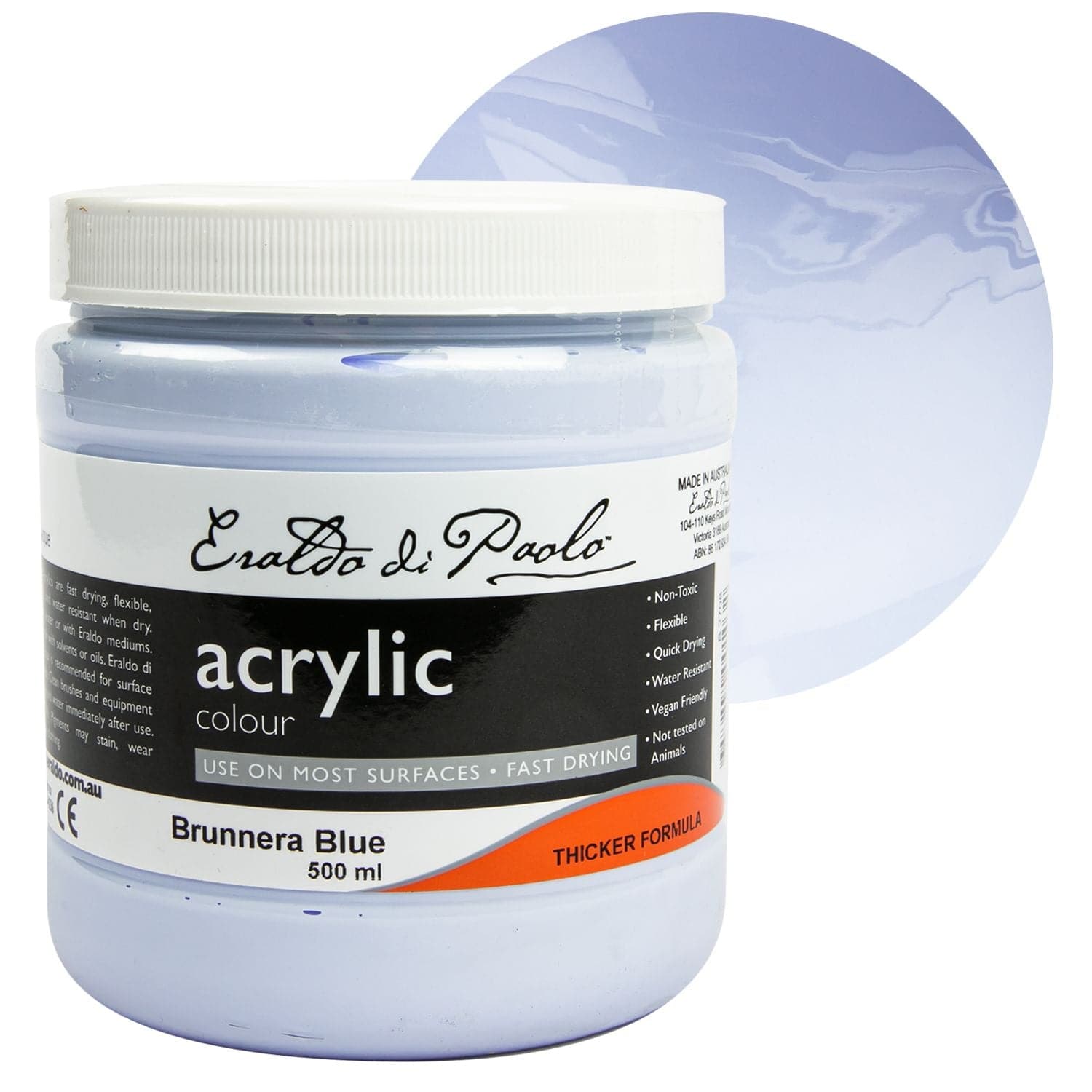 Image of Eraldo Di Paolo Acrylic Paint Brunnera Blue 500ml